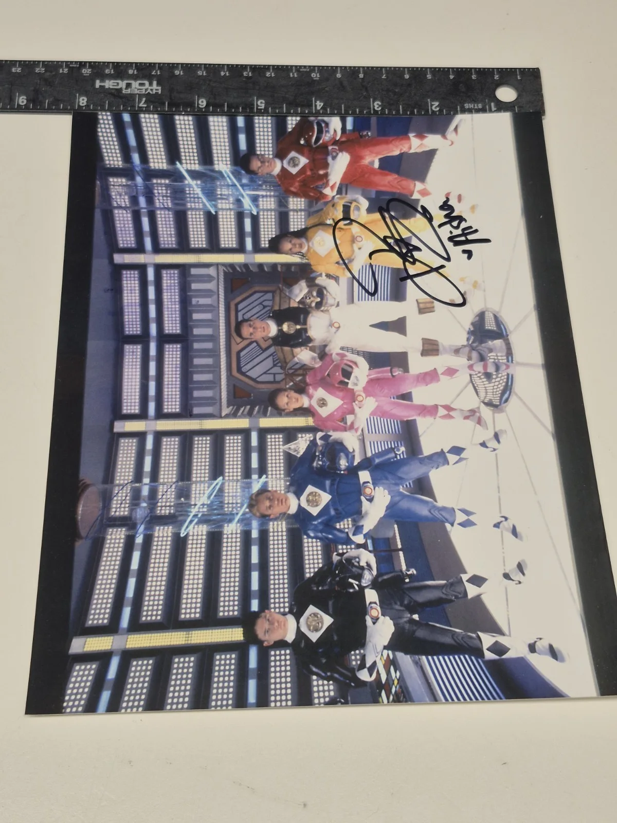 Karan Ashley — KARAN ASHLEY Power Rangers Yellow Ranger Aisha Signed 8x10 Photo, изображение 2