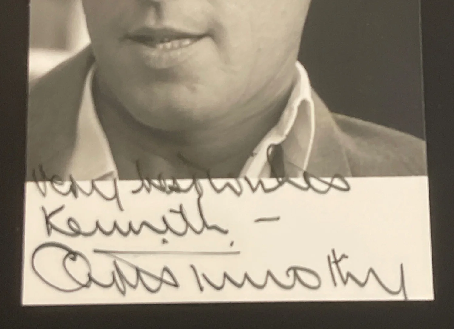 CHRIS TIMOTHY: Hand Signed Original Celebrity Photo 3 x 5” / KSK, image 2
