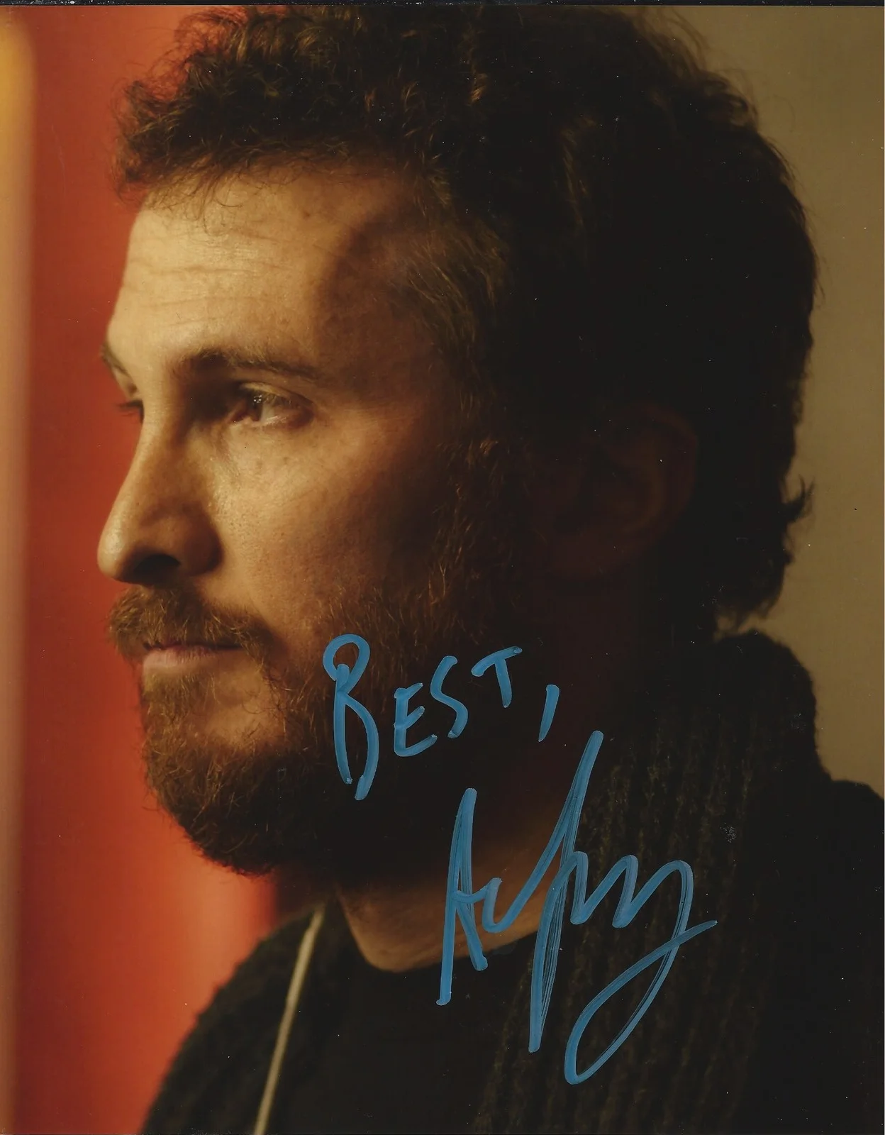Darren Aronofsky — Darren Aronofsky signed The Wrestler 8x10 Photo. “Best”