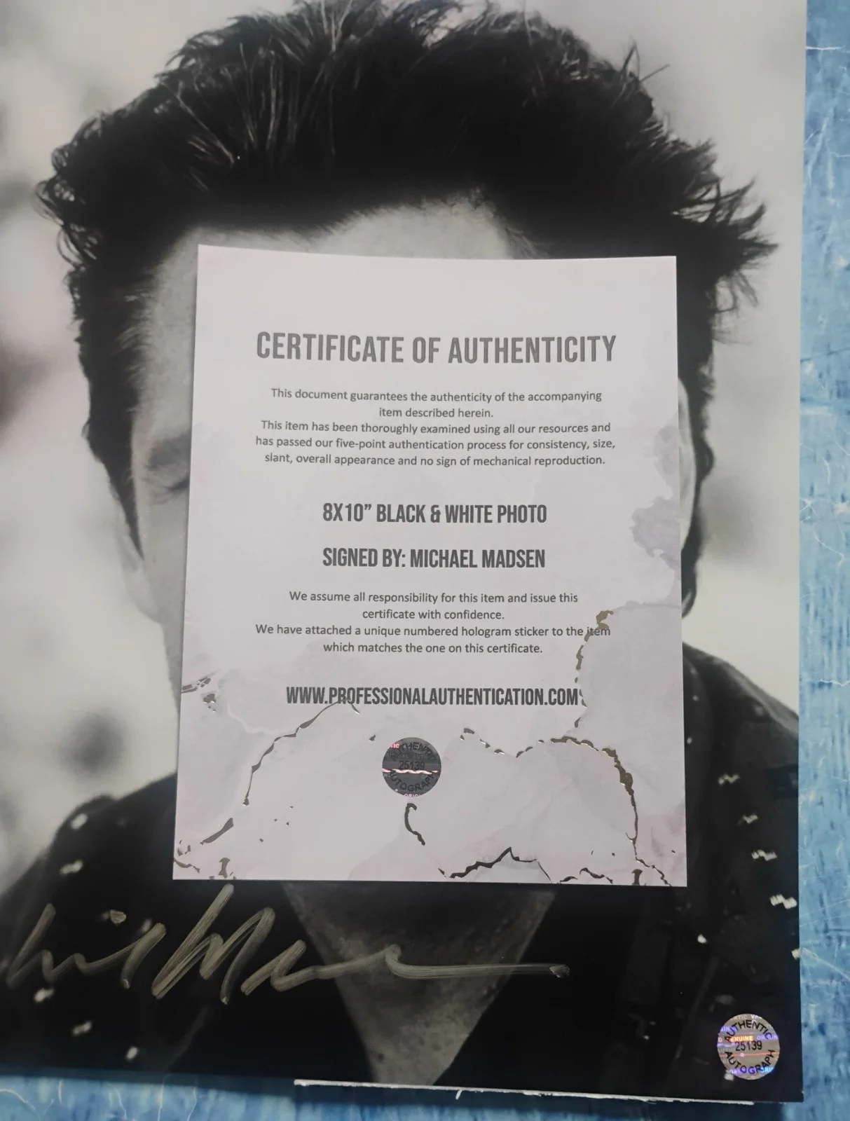 Michael Madsen Hand Signed Autograph 8x10 Photo COA - NO US TARIFFS, image 4