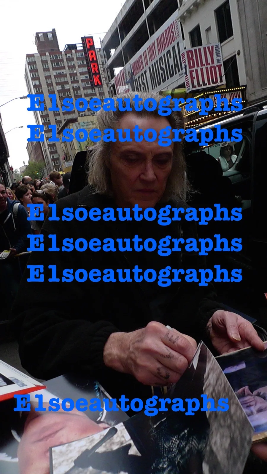 Christopher Walken — Christopher Walken signed 8x10 Photo In Person. Proof - Deer Hunter, image 3
