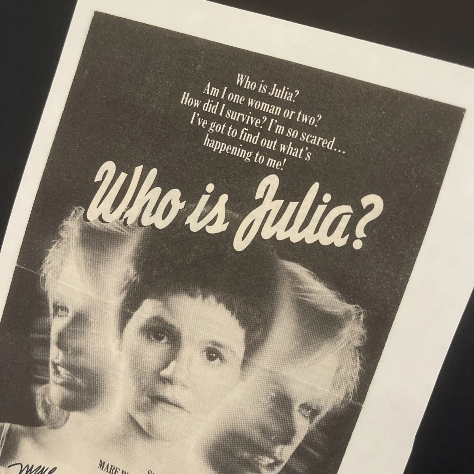 MARE WINNINGHAM Who Is Julia?: Hand Signed Celebrity Photo Ad Print 5 x 7” / KSK, image 3