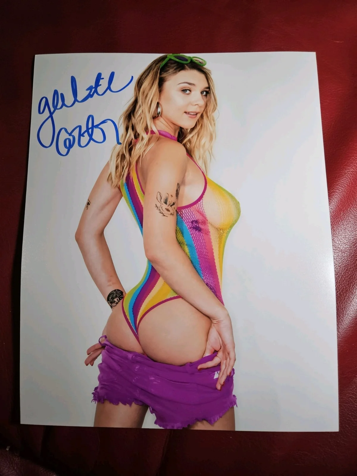 Gabbie Carter — Gabbie Carter (Adult Film Star) Signed Autograhped Inscribed 8x10 Photo
