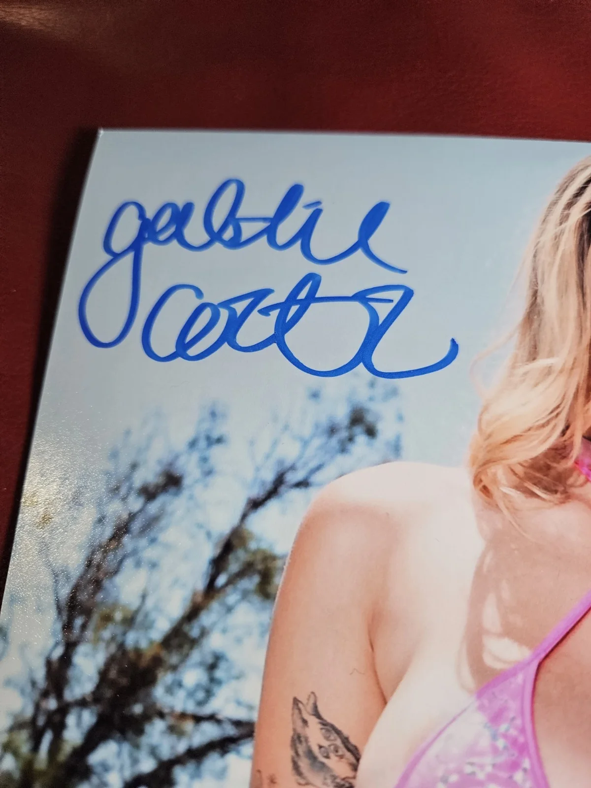 Gabbie Carter — Gabbie Carter (Adult Film Star) Signed Autograhped Inscribed 8x10 Photo, изображение 2