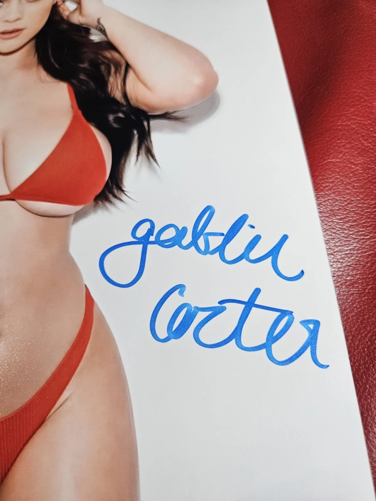 Gabbie Carter — Gabbie Carter (Adult Film Star) Signed Autograhped 8x10 Photo, изображение 2
