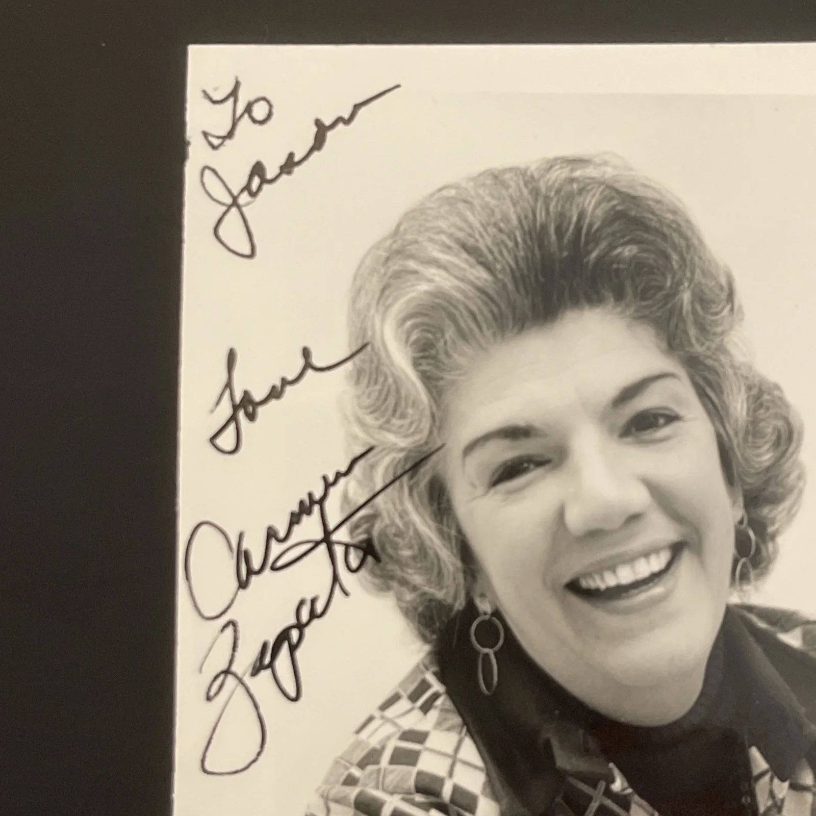 CARMEN ZAPATA: Hand Signed Original Celebrity Photo 2.5 x 3.5” / KSK, image 2