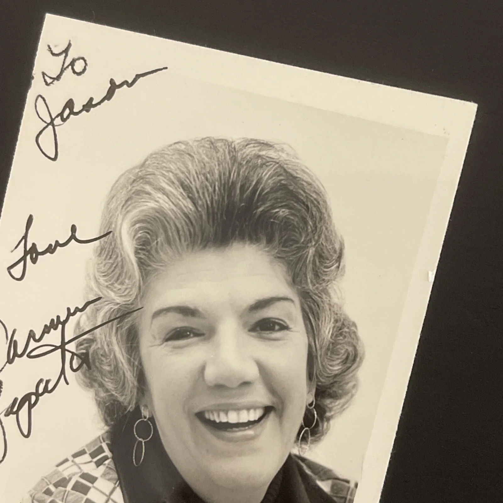 CARMEN ZAPATA: Hand Signed Original Celebrity Photo 2.5 x 3.5” / KSK, image 3