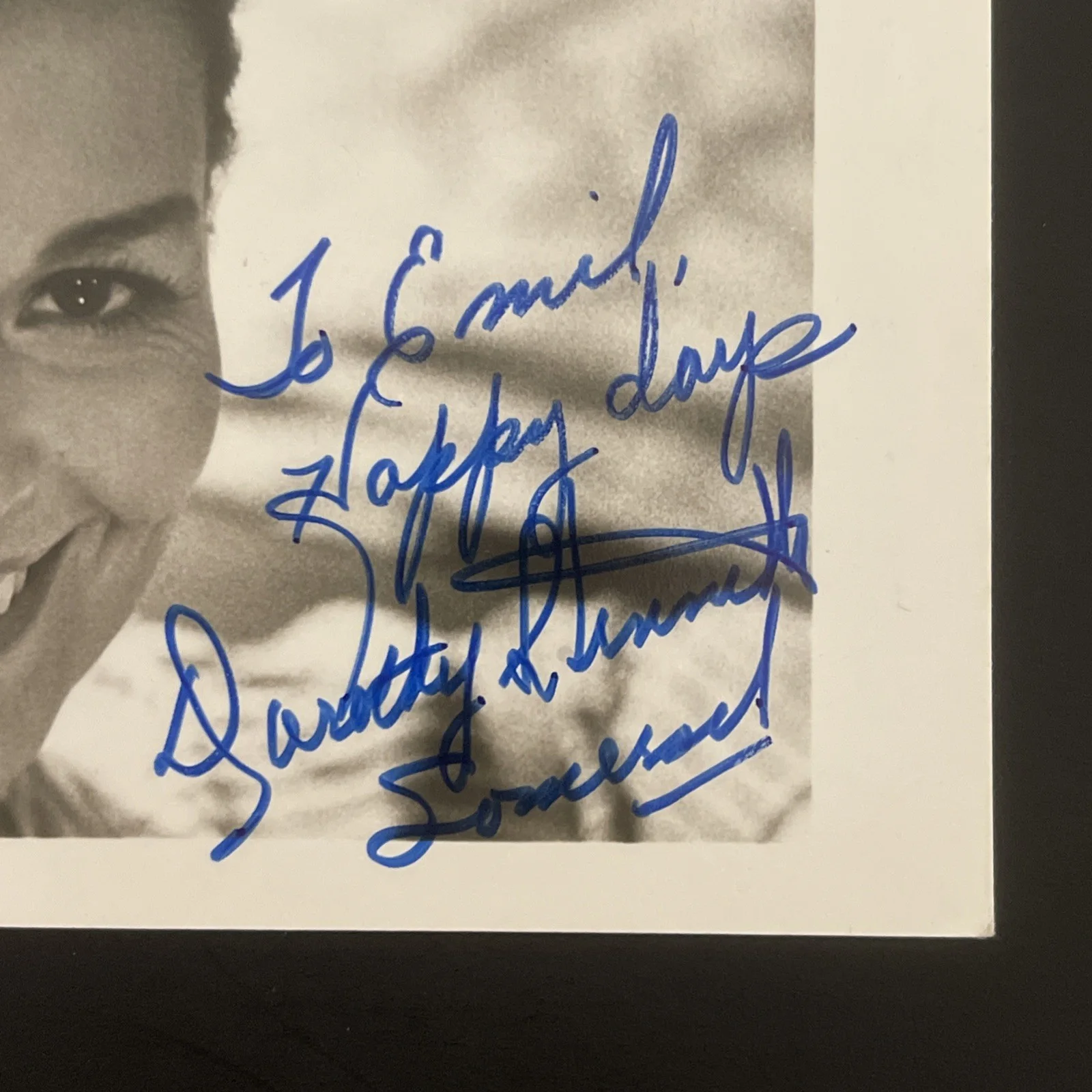 DOROTHY STINNETTE Another World: Hand Signed Celebrity Photo 3 x 5” / KSK, изображение 2