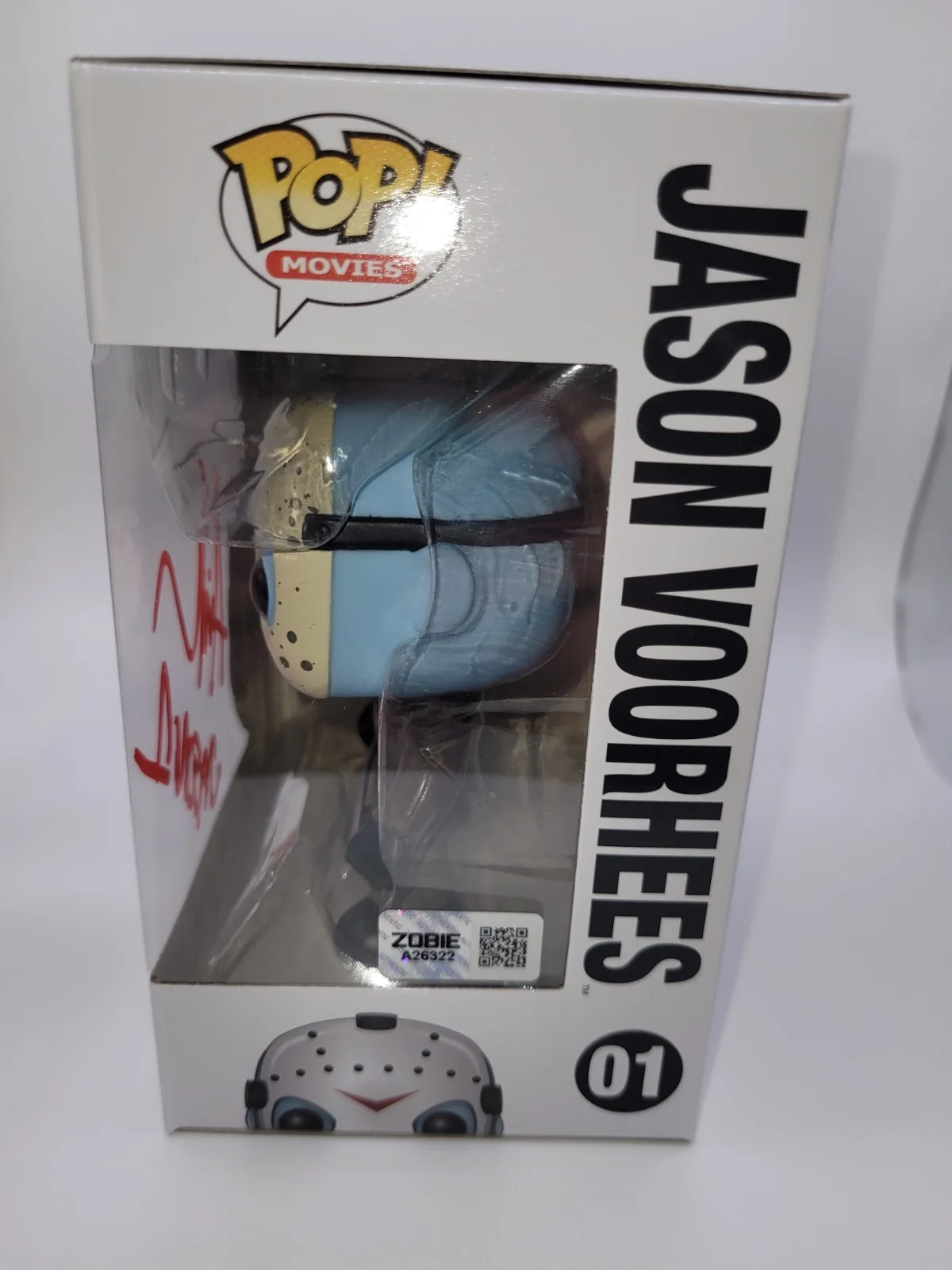 Ari Lehman — Ari Lehman Signed Funko Pop #01 Jason Voorhees “Jason 1” Inscription Zobie COA, изображение 3