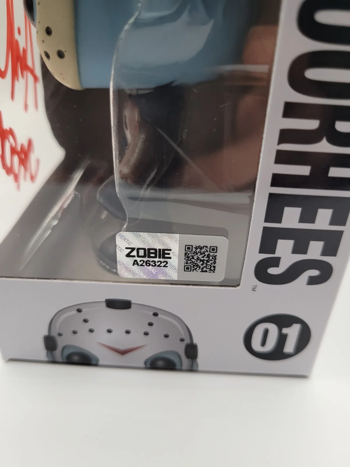 Ari Lehman — Ari Lehman Signed Funko Pop #01 Jason Voorhees “Jason 1” Inscription Zobie COA, изображение 4