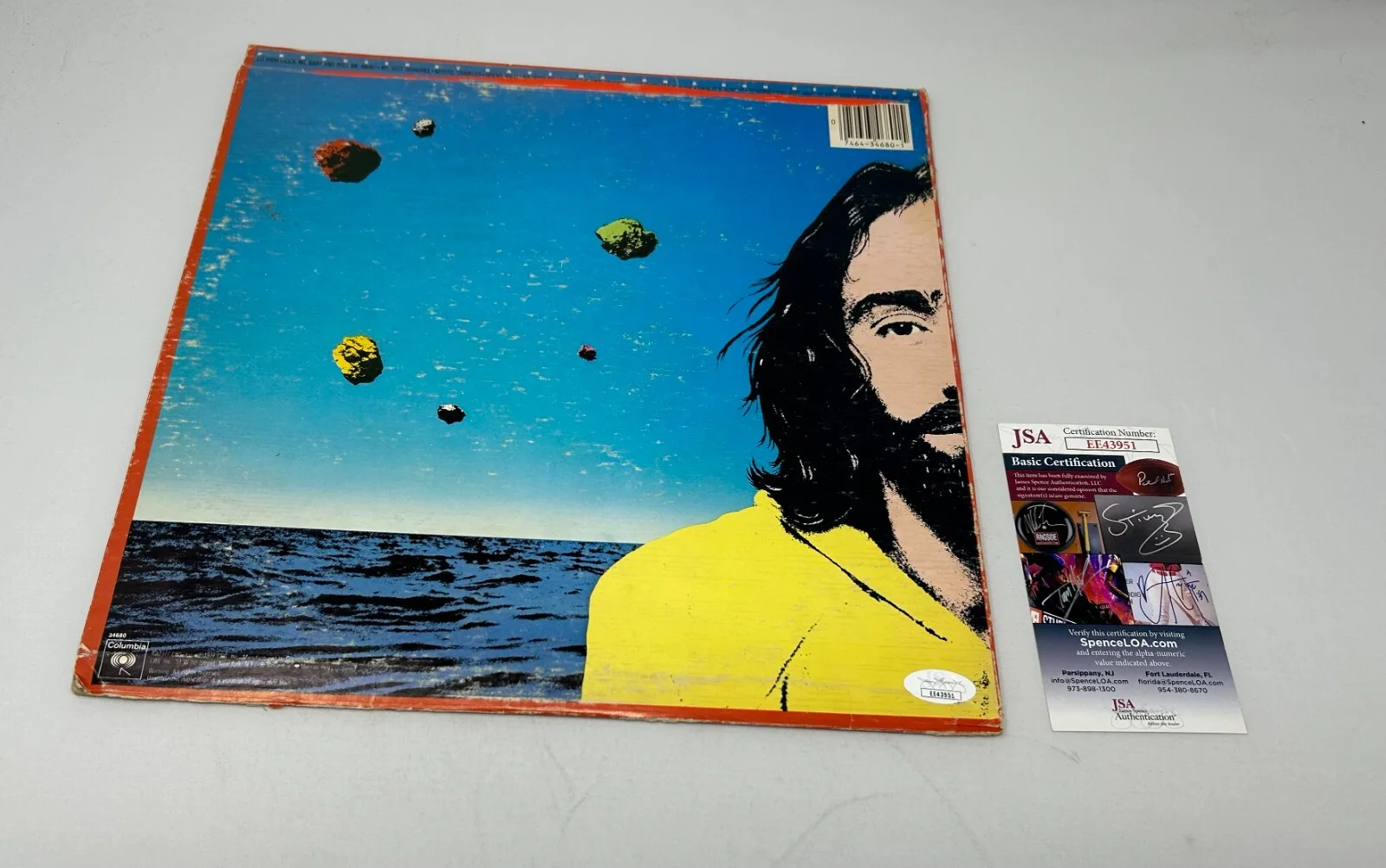 Dave Mason of Traffic signed Let It Flow Album JSA COA, изображение 2