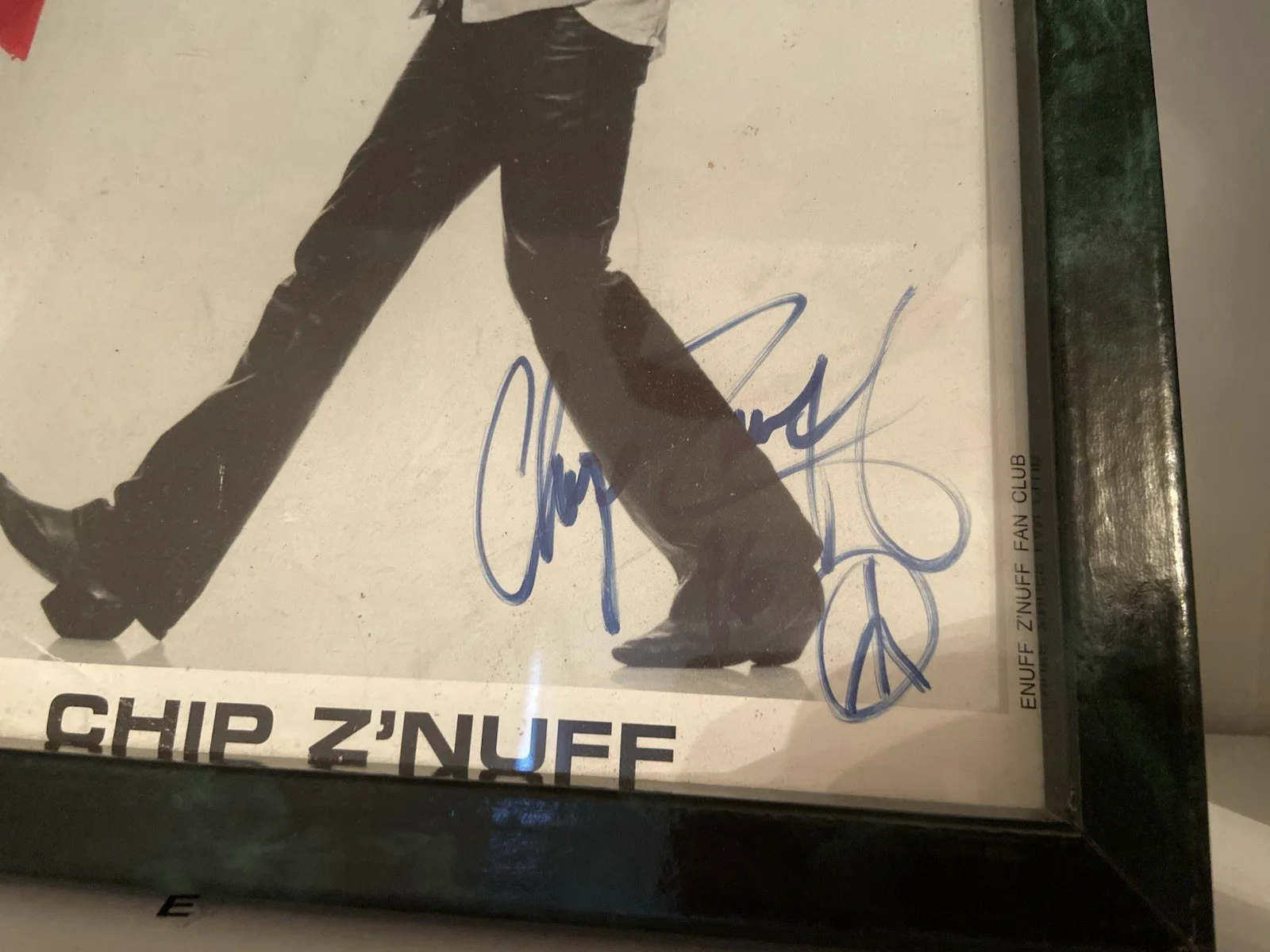 Framed Signed Photo Of Chip Z Nuff, image 2