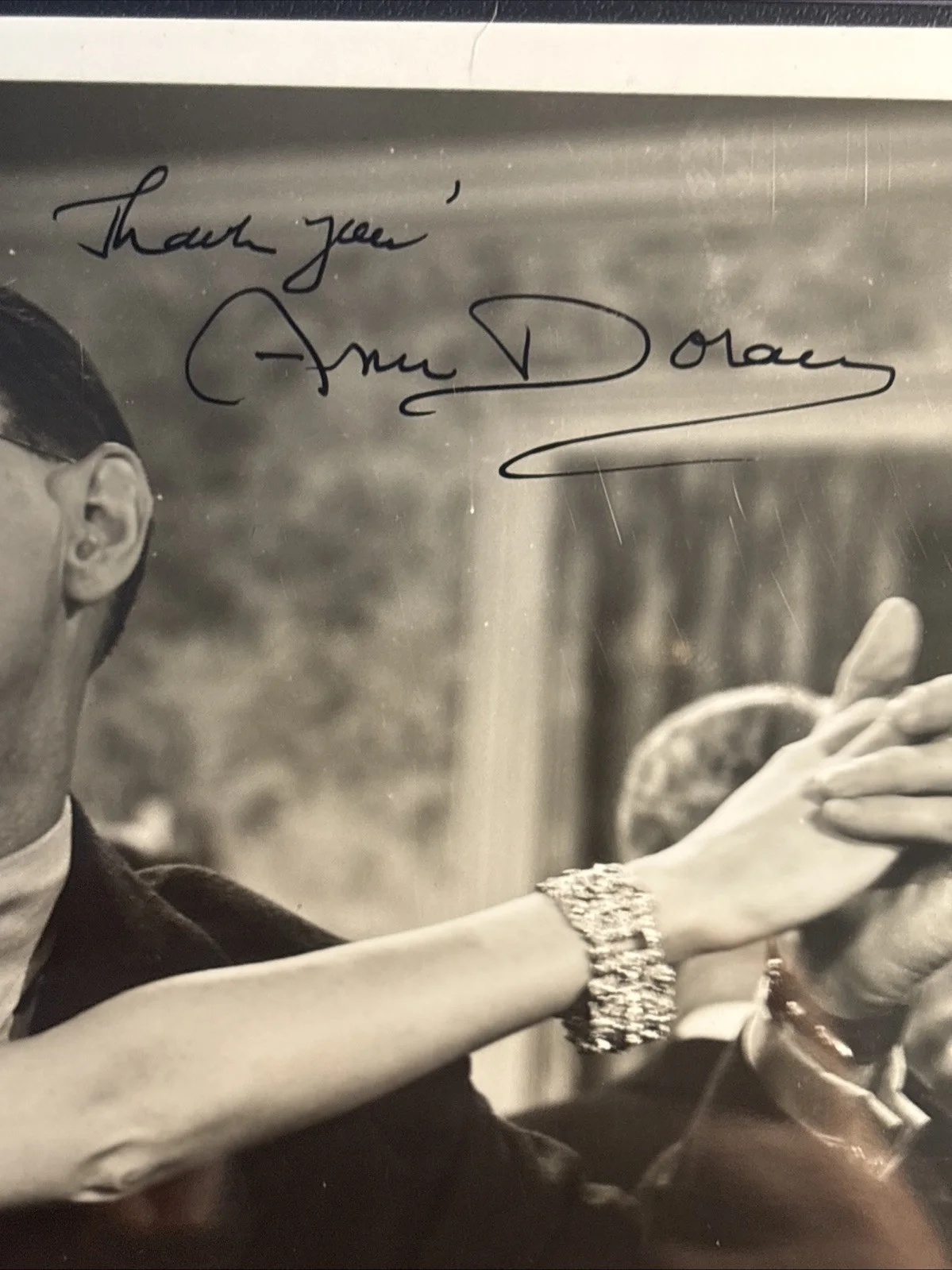 Ann Doran — Ann Doran Signed Photo Autograph ACOA Classic Hollywood Actress Vintage B&W, изображение 2