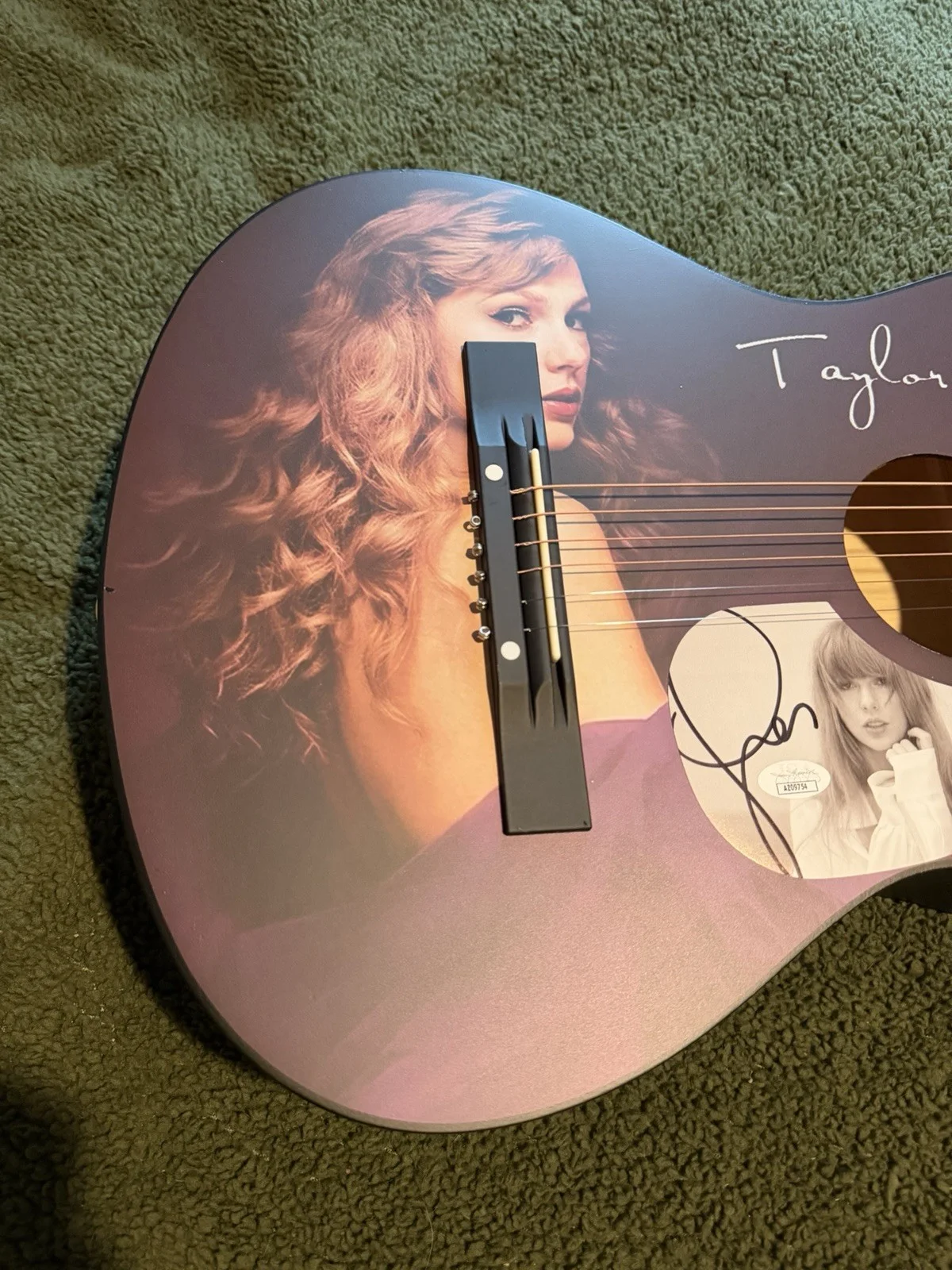 Taylor Swift Guitar with Signed Custom Insert Pickguard (JSA), image 2