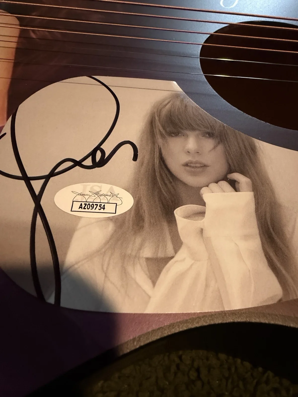 Taylor Swift Guitar with Signed Custom Insert Pickguard (JSA), image 4