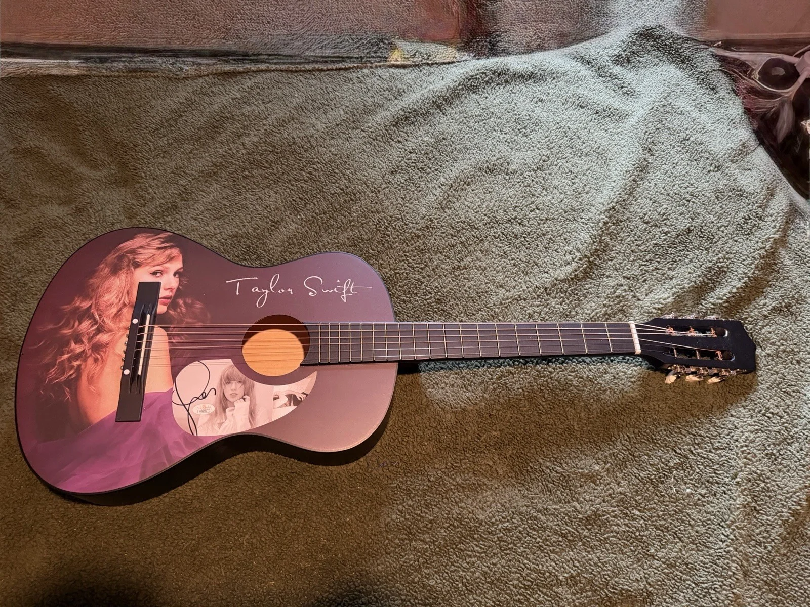 Taylor Swift Guitar with Signed Custom Insert Pickguard (JSA), image 5