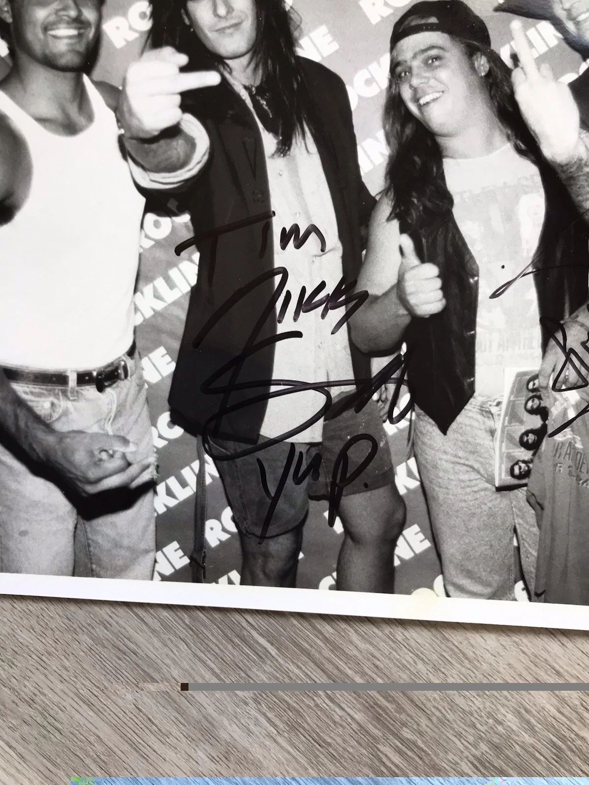 MOTLEY CRUE Nikki Sixx And Tommy Lee Autographed 8 x 10 PHOTO, изображение 2