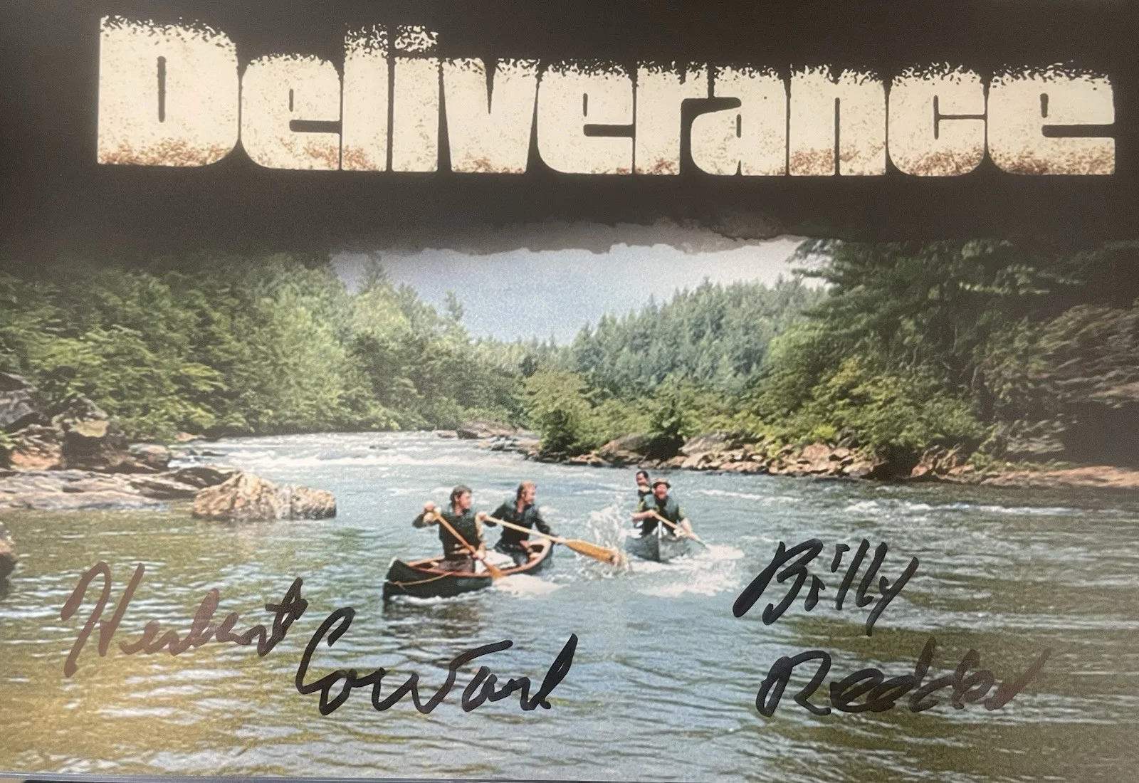 Billy Redden, Herbert Coward — Deliverance 11x14 Poster Signed By Billy Redden & Herbert “Cowboy” Coward, изображение 2