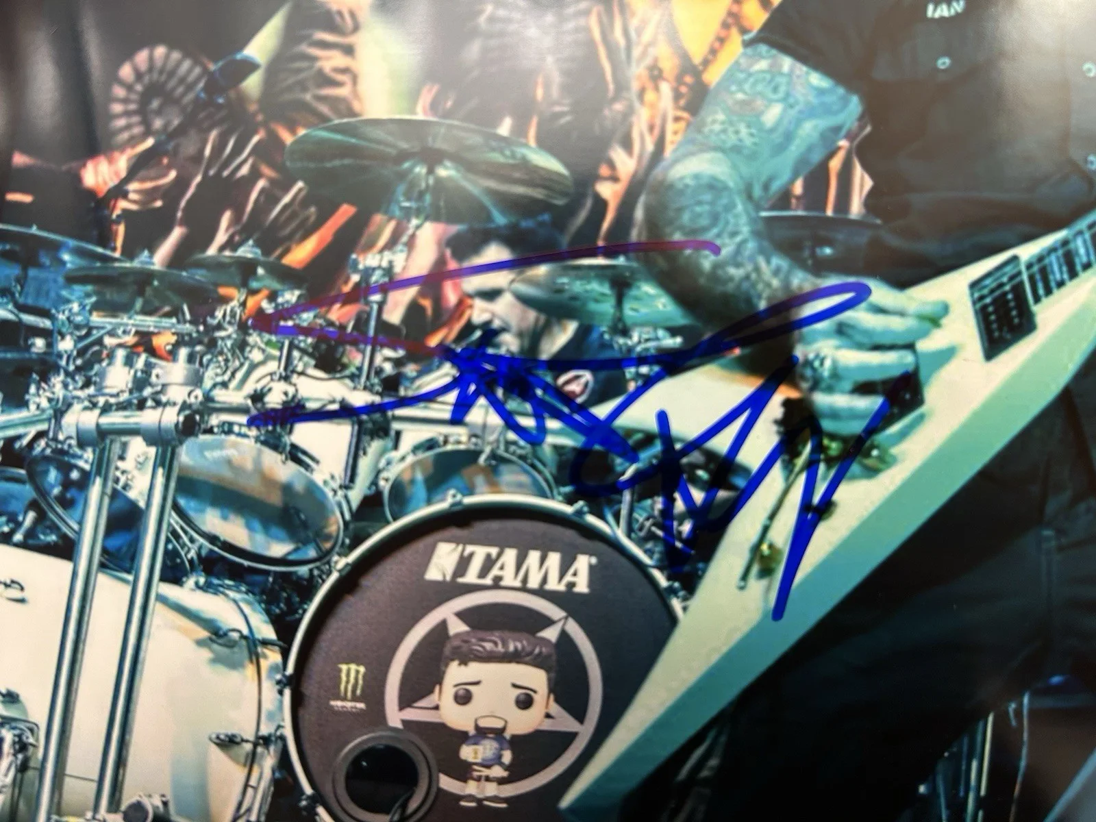 Scott Ian Signed 8x10 Photo Anthrax Proof Pic, image 2