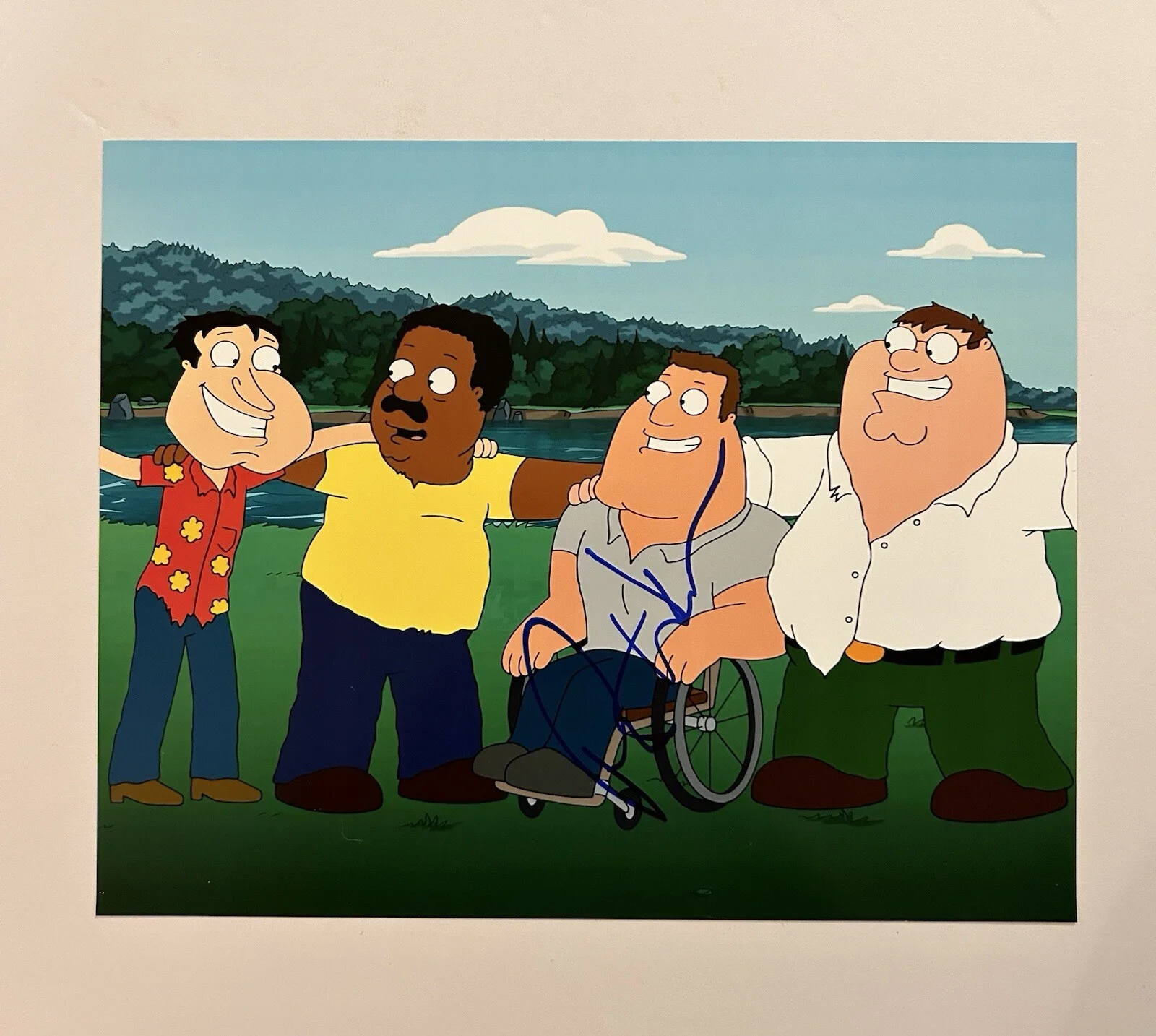 Patrick Warburton — Family Guy Joe Swanson Patrick Warburton Signed 8x10 Photo (proof pic) Auto, image 4