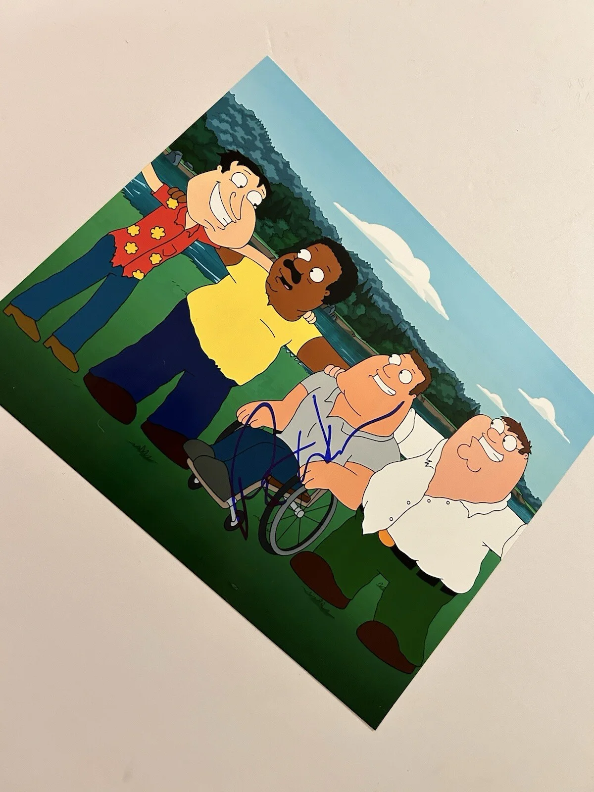 Patrick Warburton — Family Guy Joe Swanson Patrick Warburton Signed 8x10 Photo (proof pic) Auto, image 5
