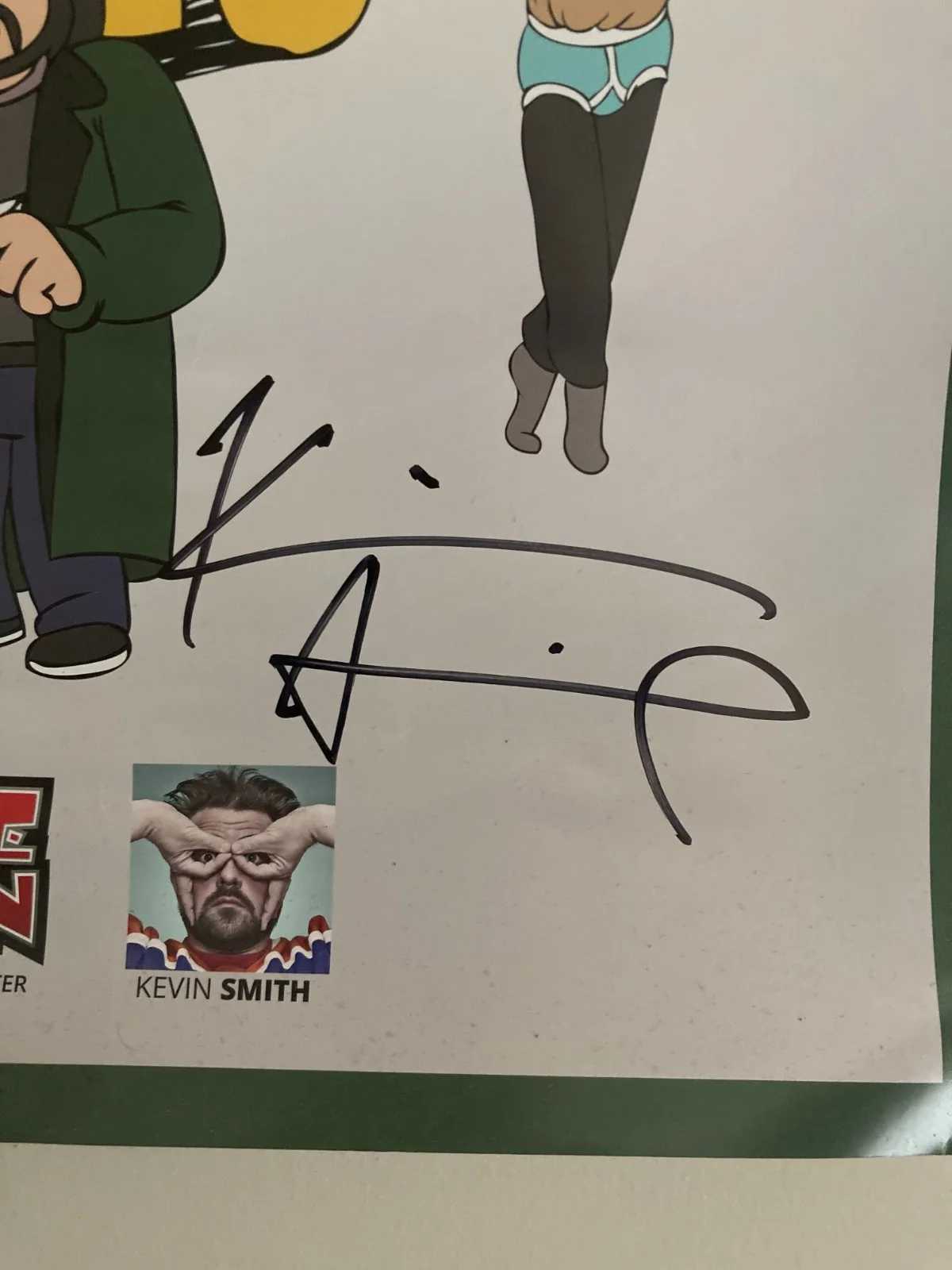 Autographed Jay & Silent Bob's Super Groovy Cartoon Movie Poster, image 2