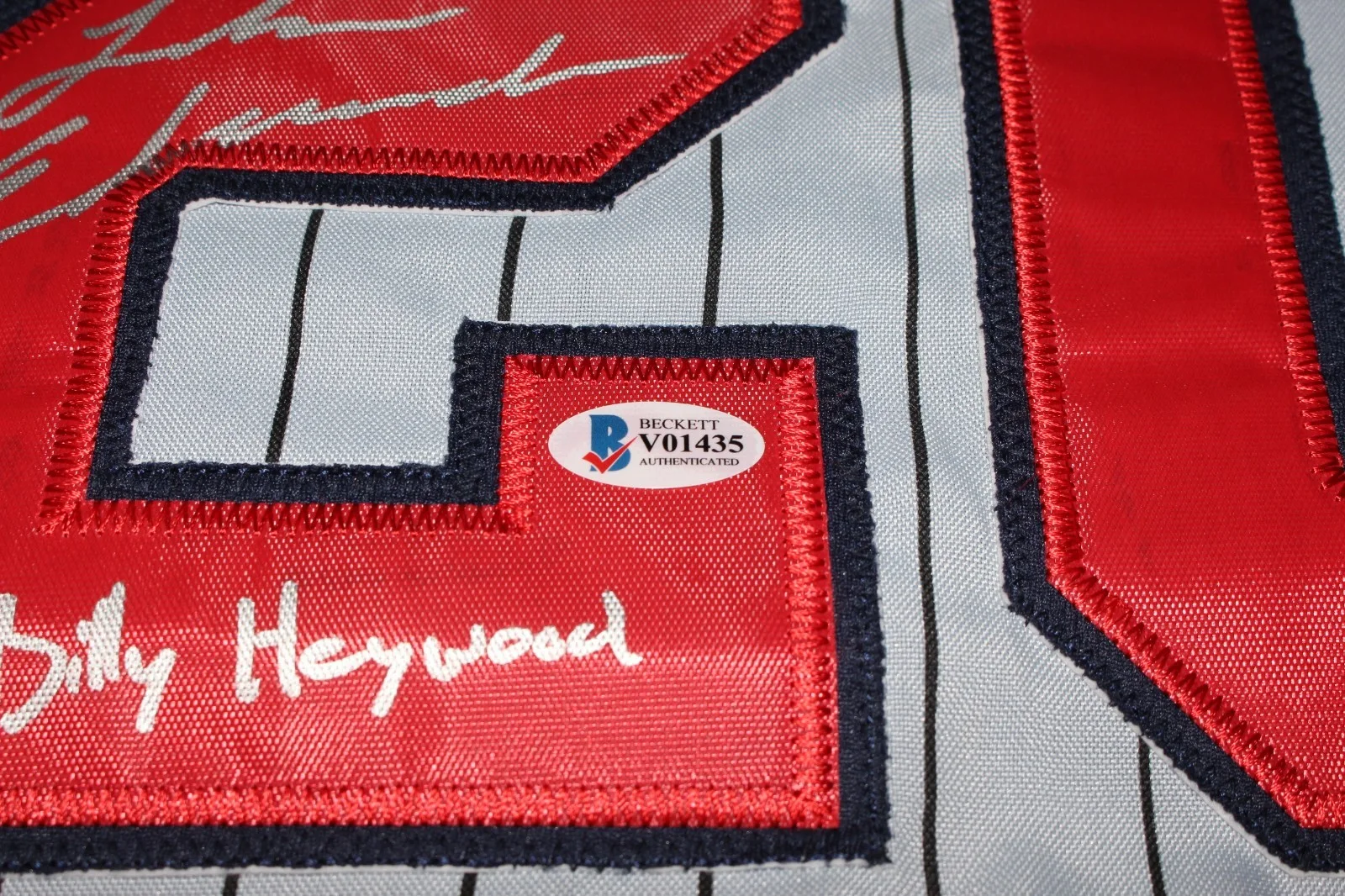 LUKE EDWARDS SIGNED 'LITTLE BIG LEAGUE' MOVIE MINNESOTA TWINS JERSEY BECKETT COA, image 3