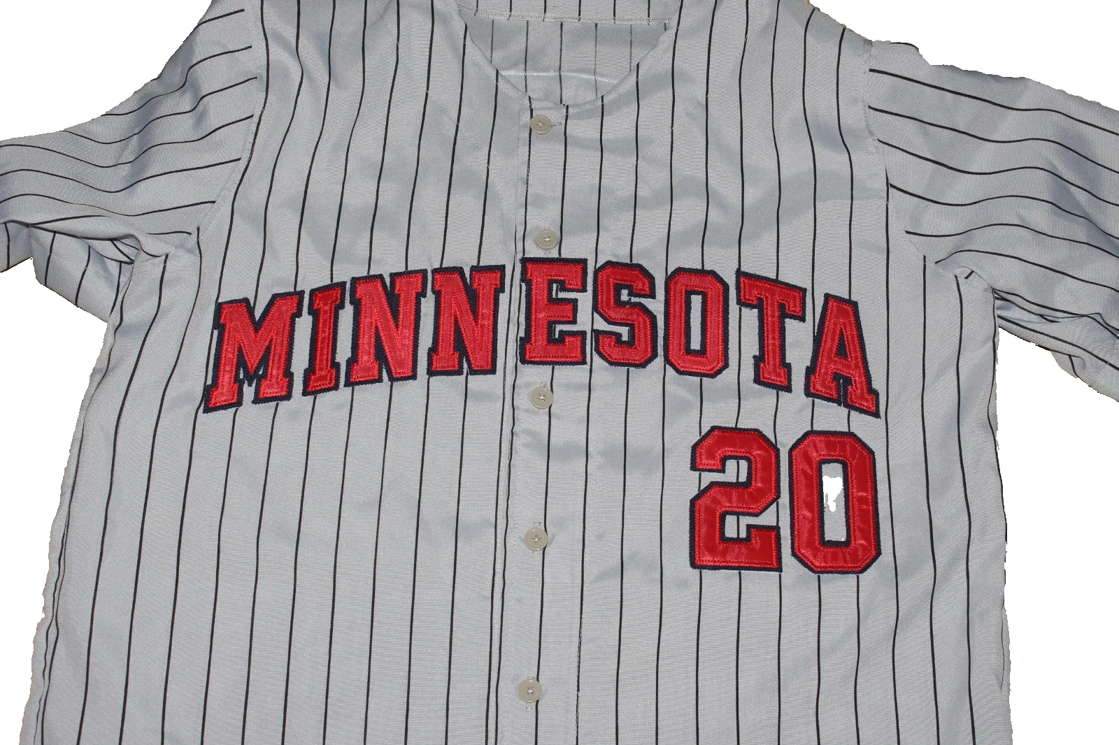 LUKE EDWARDS SIGNED 'LITTLE BIG LEAGUE' MOVIE MINNESOTA TWINS JERSEY BECKETT COA, image 5