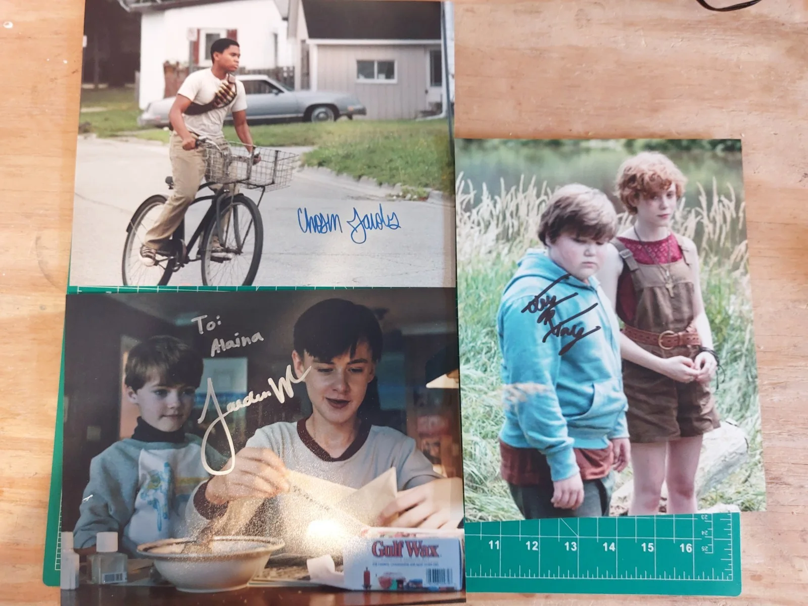 Jaeden Martell — It Movie Signed Photo Child Actors JAEDEN MARTELL Jeremy Taylor Chosen Jacobs