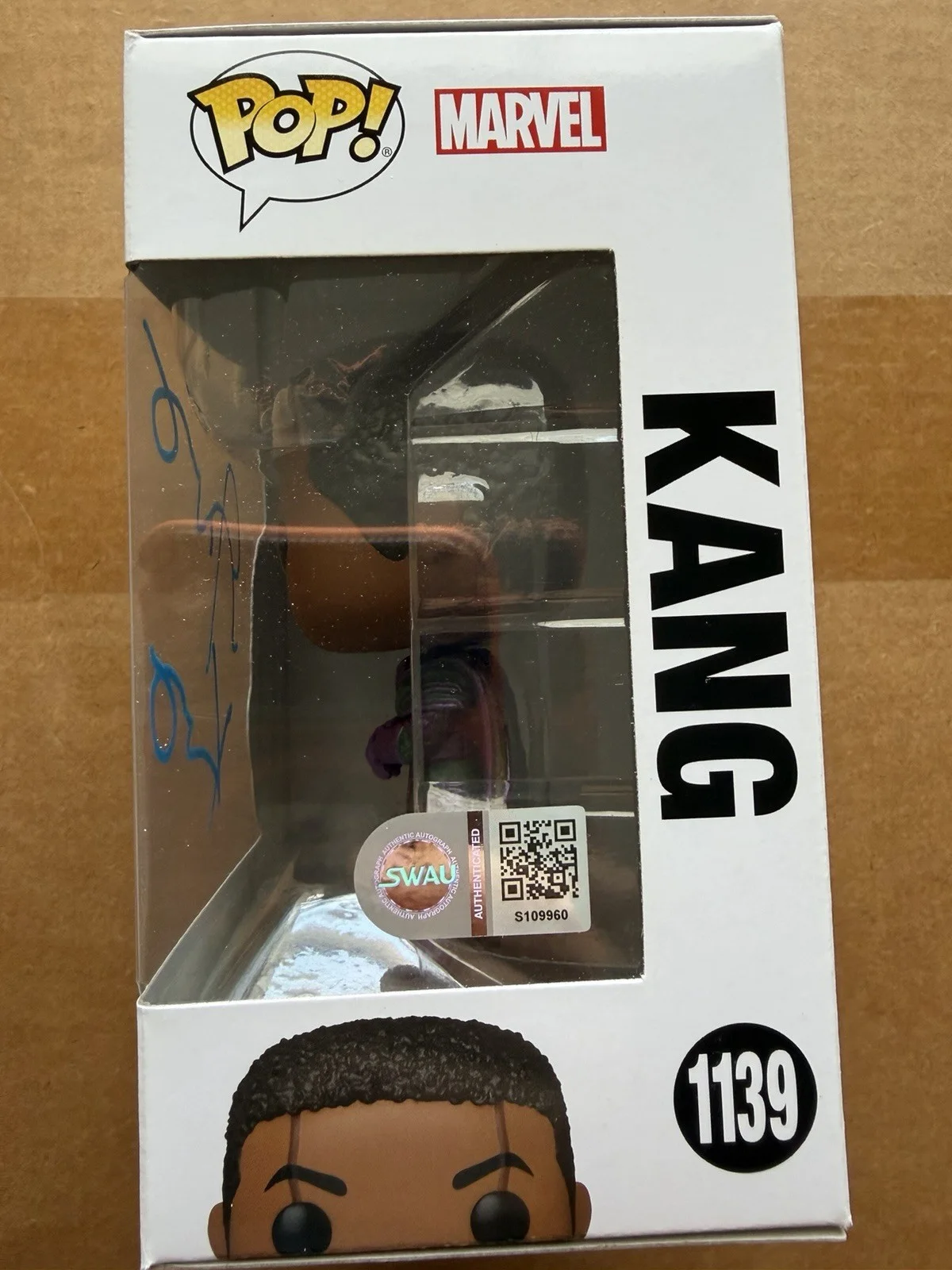 Jonathan Majors Signed Kang Funko Antman Marvel Autograph Exact Proof SWAU COA, image 5