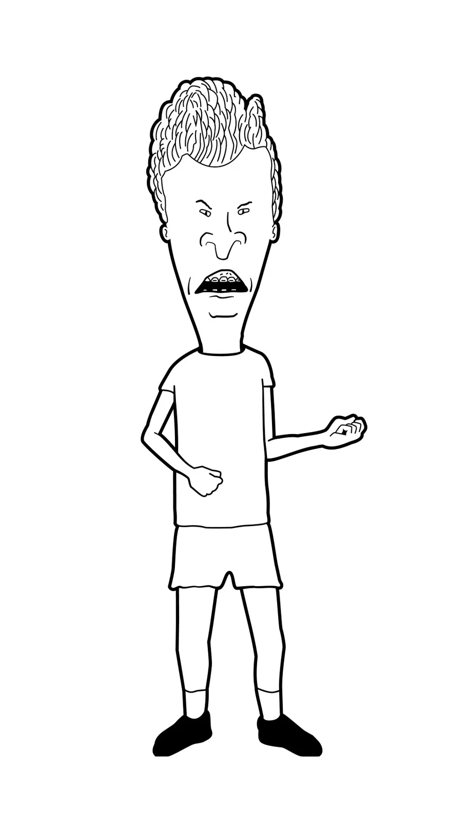 FiGPiN Butt-Head (0665) MTV - Beavis and Butt-Head 3-Inch Enamel Pin, изображение 5
