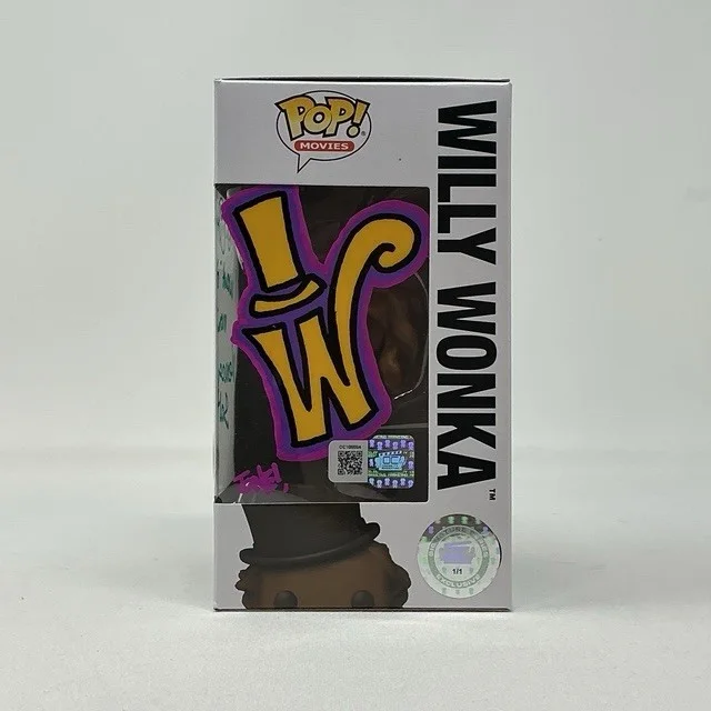 Julie Dawn Cole Signed W/ ART Willy Wonka & The Chocolate Factory Funko Pop OCCM, изображение 5