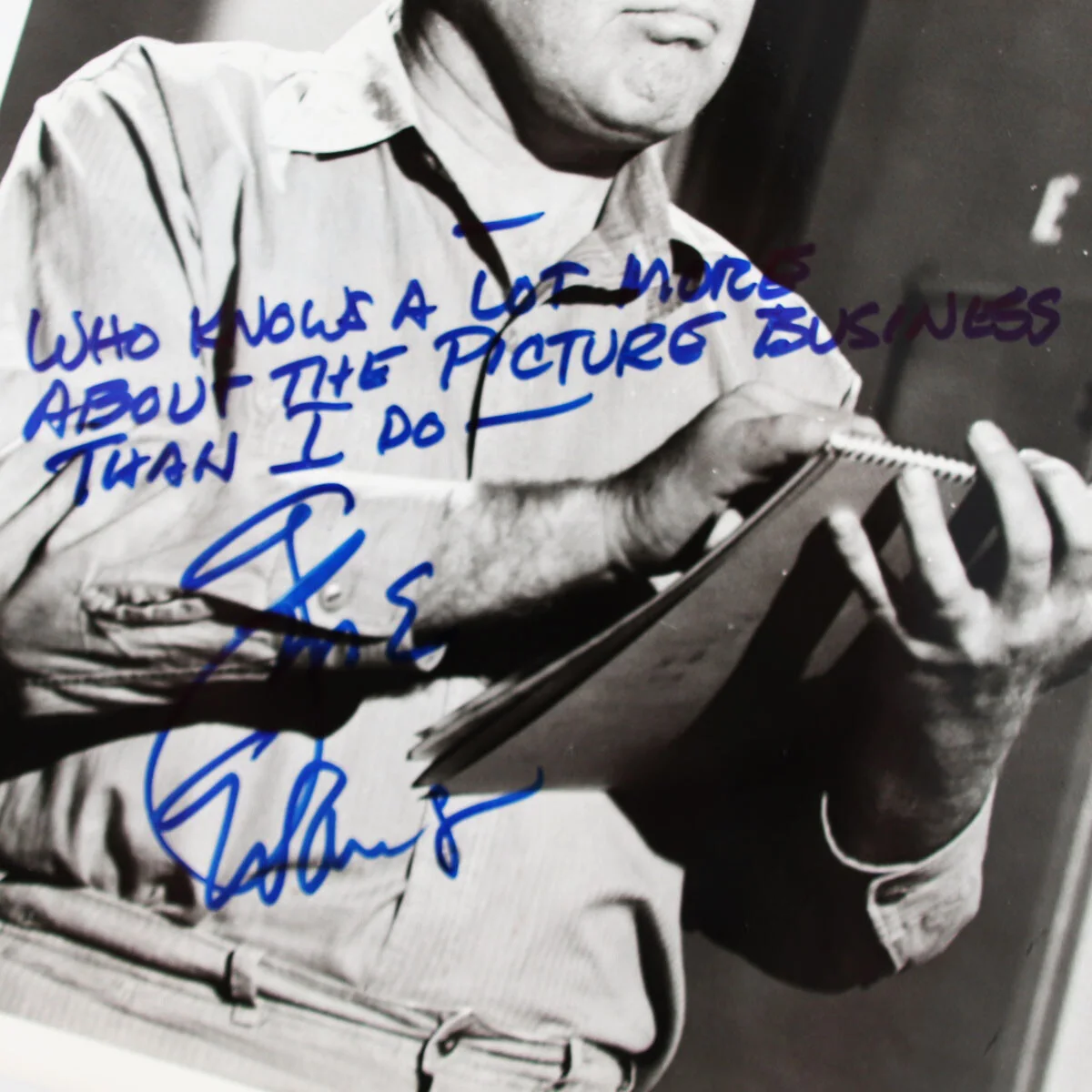Gene Evans Signed Photo 8x10 - COA JSA, image 2