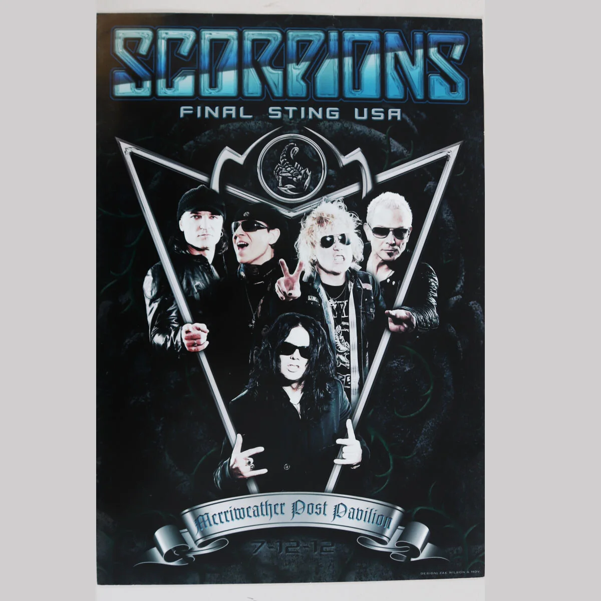 Scorpions Banner, Postcards & Concert Posters Lot, image 4