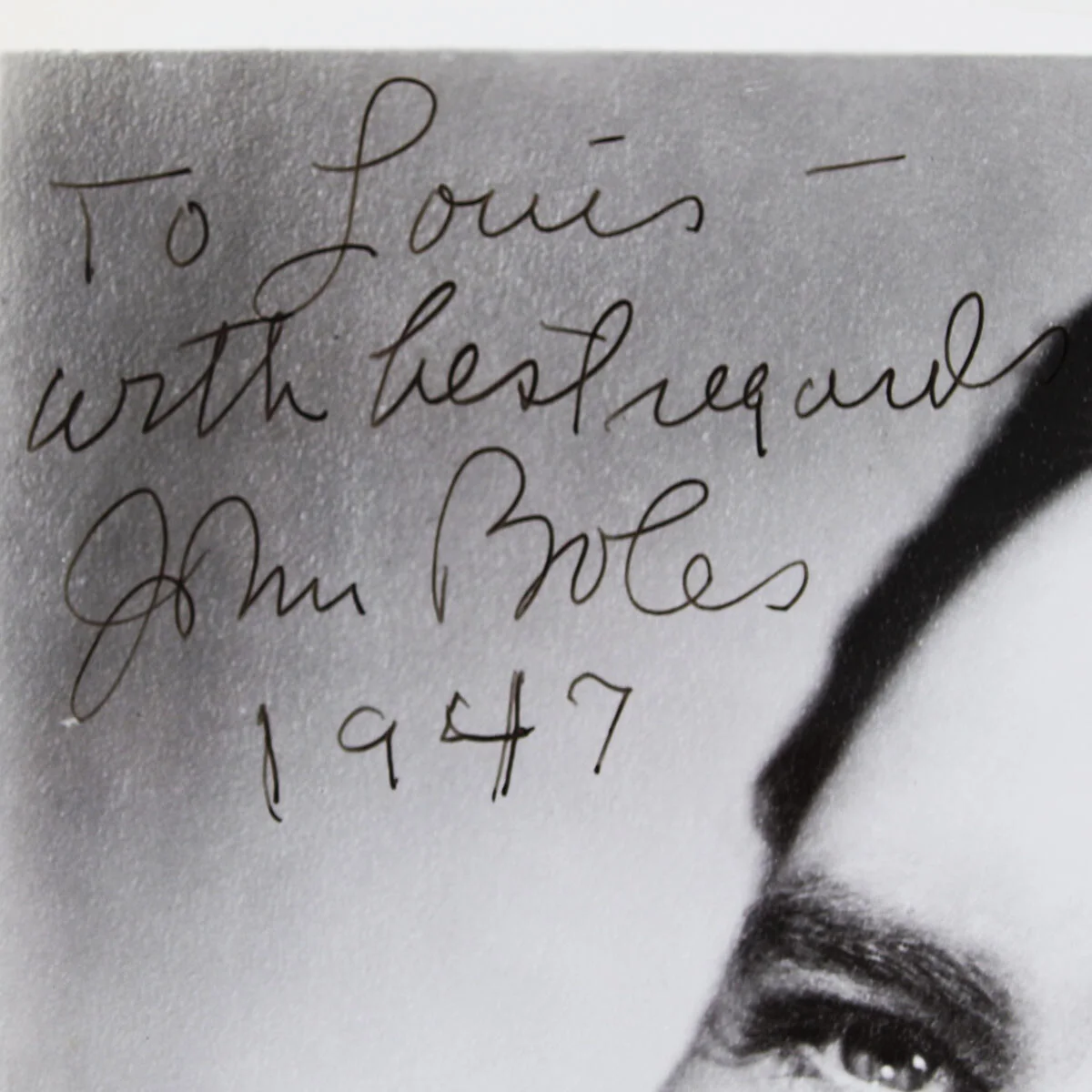 John Boles Signed Photo 8x10 - COA JSA, image 2