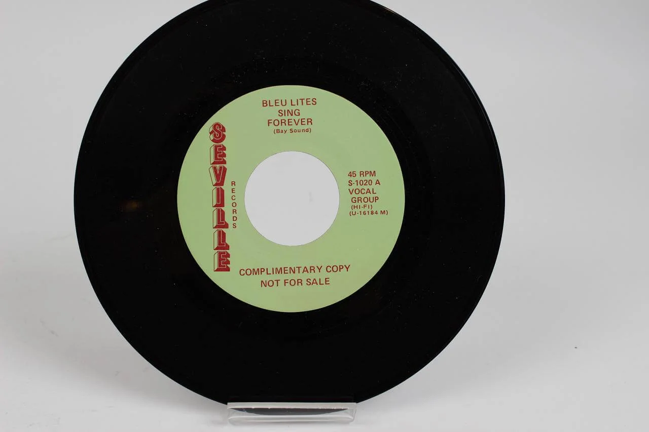 BLEU LITES & LARRY DALE 45 Record Promo, image 4