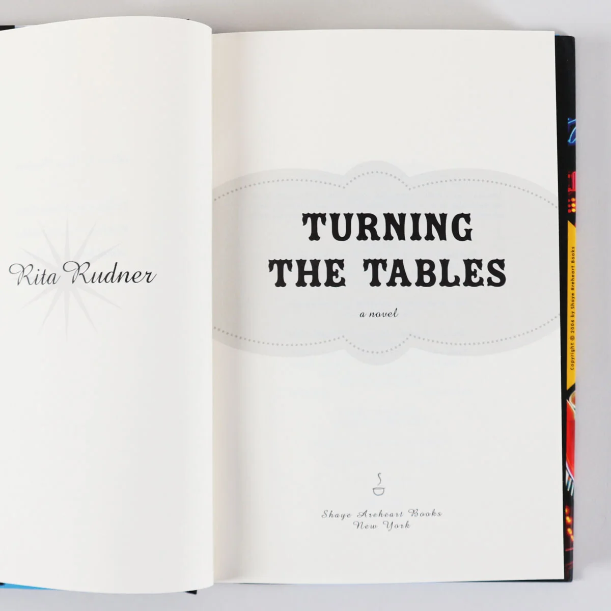 Rita Rudner Signed Book Turning The Tables - COA, image 3