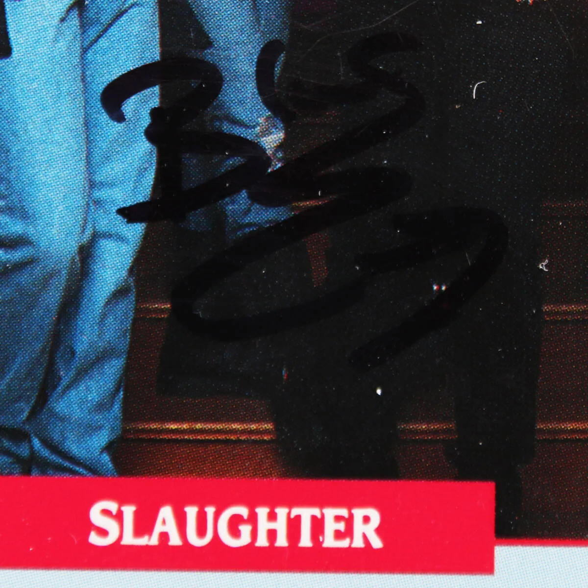 Blas Elias Signed Card Slaughter - COA JSA, image 2