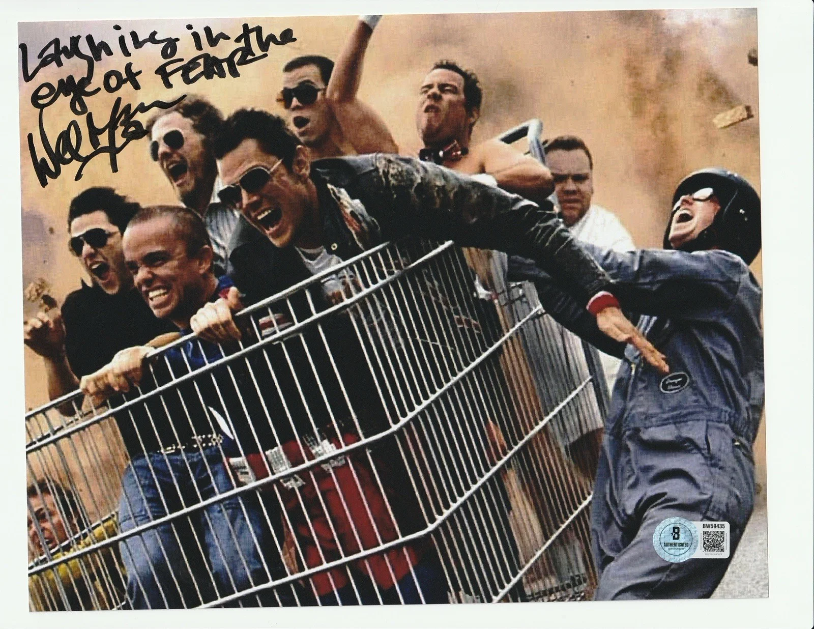 Jason Acuna — WEE MAN JASON ACUNA SIGNED 'JACKASS' 8x10 MOVIE PHOTO BECKETT COA BAS