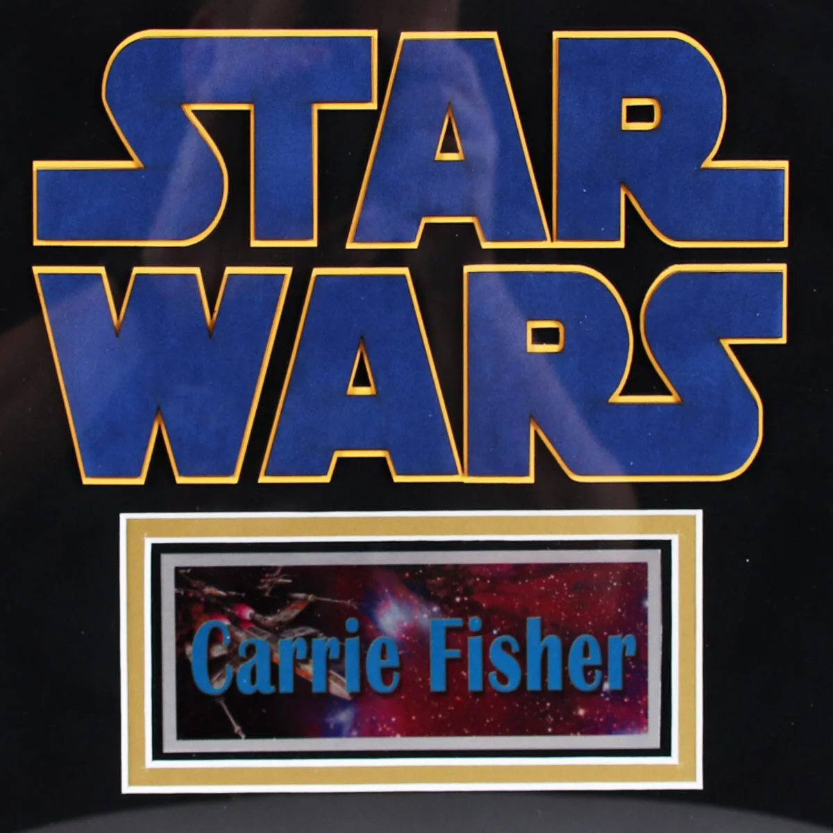 Carrie Fisher Signed Photo 8x10 Framed Star Wars Return of the Jedi - COA JSA, изображение 5