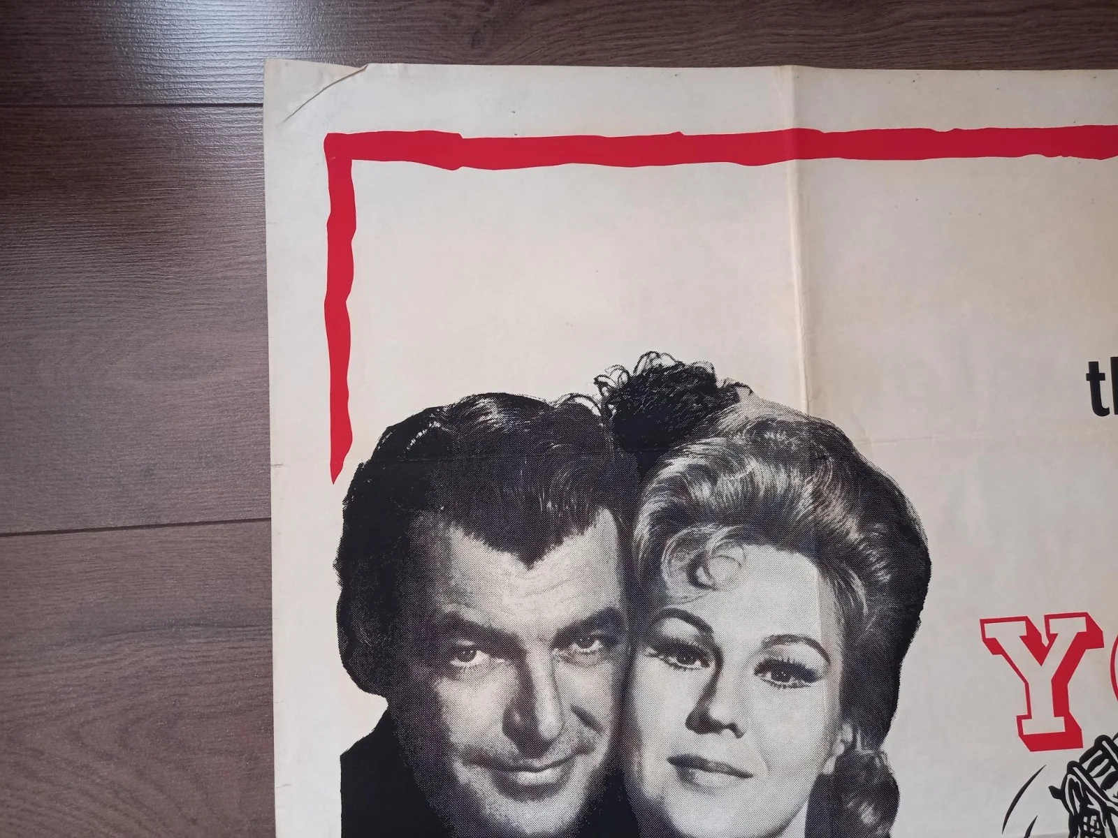 YOUNG FURY 1965 BRITISH QUAD POSTER RORY CALHOUN VIRGINIA MAYO LON CHANEY JR, изображение 3