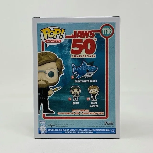 Richard Dreyfuss Autographed JAWS 50th Anniversary Funko Pop #1756 OCCM, image 4