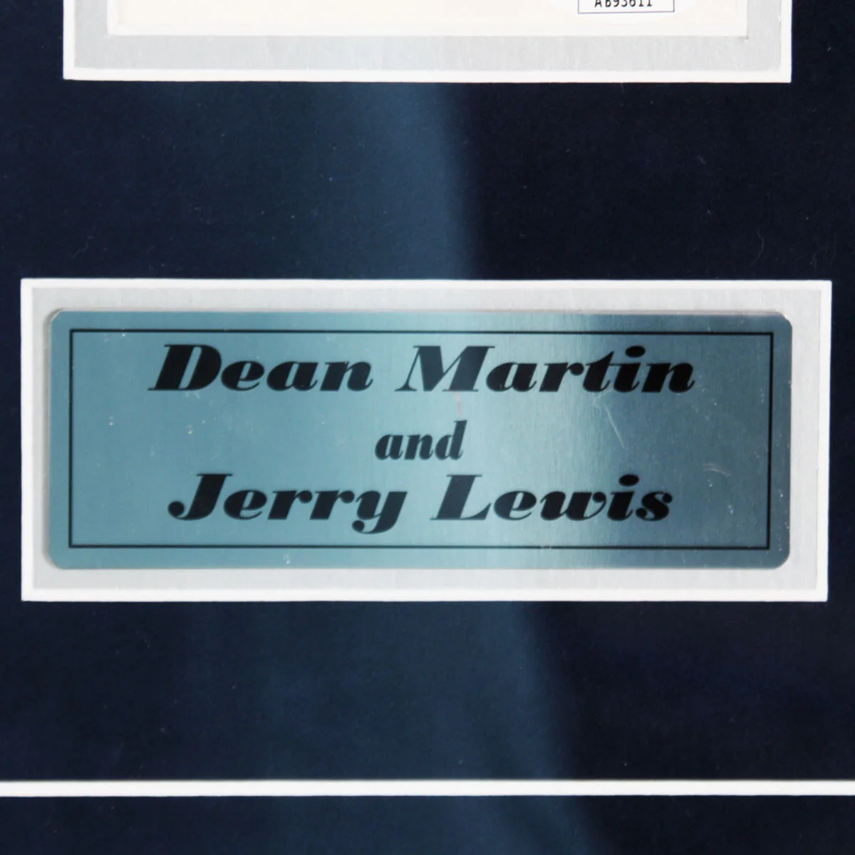 Dean Martin & Jerry Lewis Signed Cut Photo Display - COA JSA, изображение 3