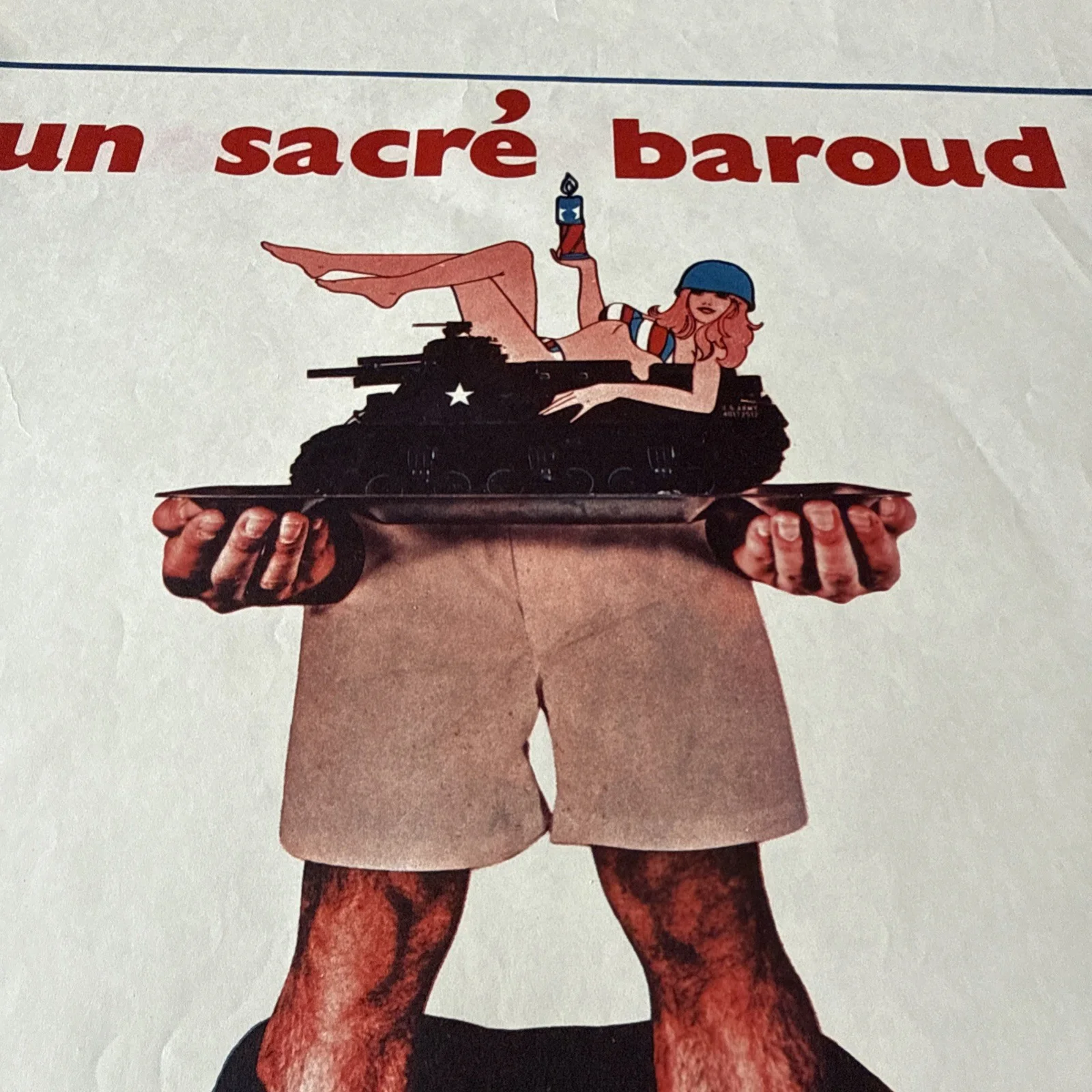 Rare Belgian Film Poster “suppose They Gave A War..” Tony Curtis 35x55 (31, изображение 4
