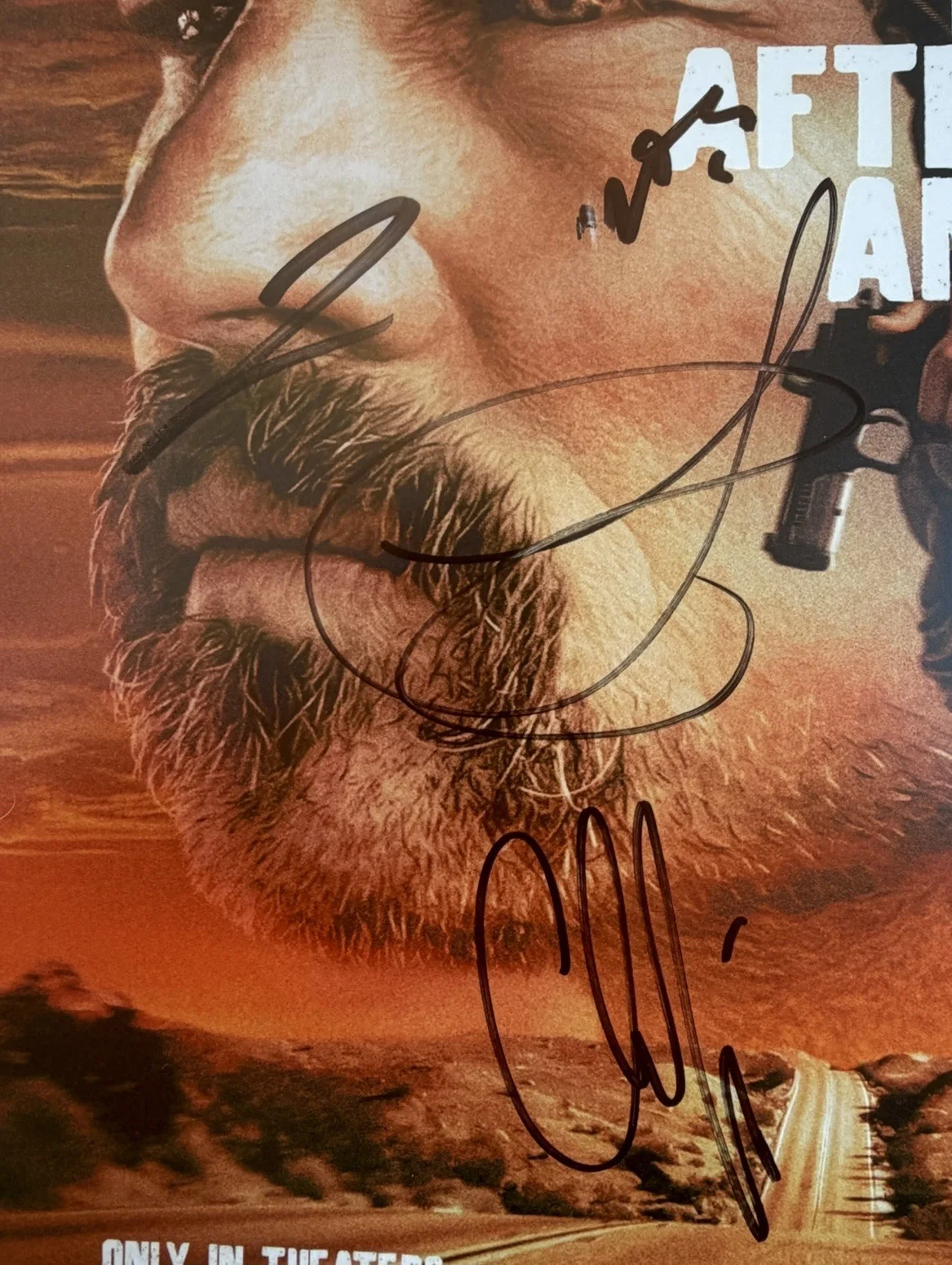 Leonardo DiCaprio/Benicio del Toro/Teyana Taylor/Infiniti — Leonardo DiCaprio Signed One Battle After Another 12x18 Movie Poster 4 AUTOS PSA, image 3