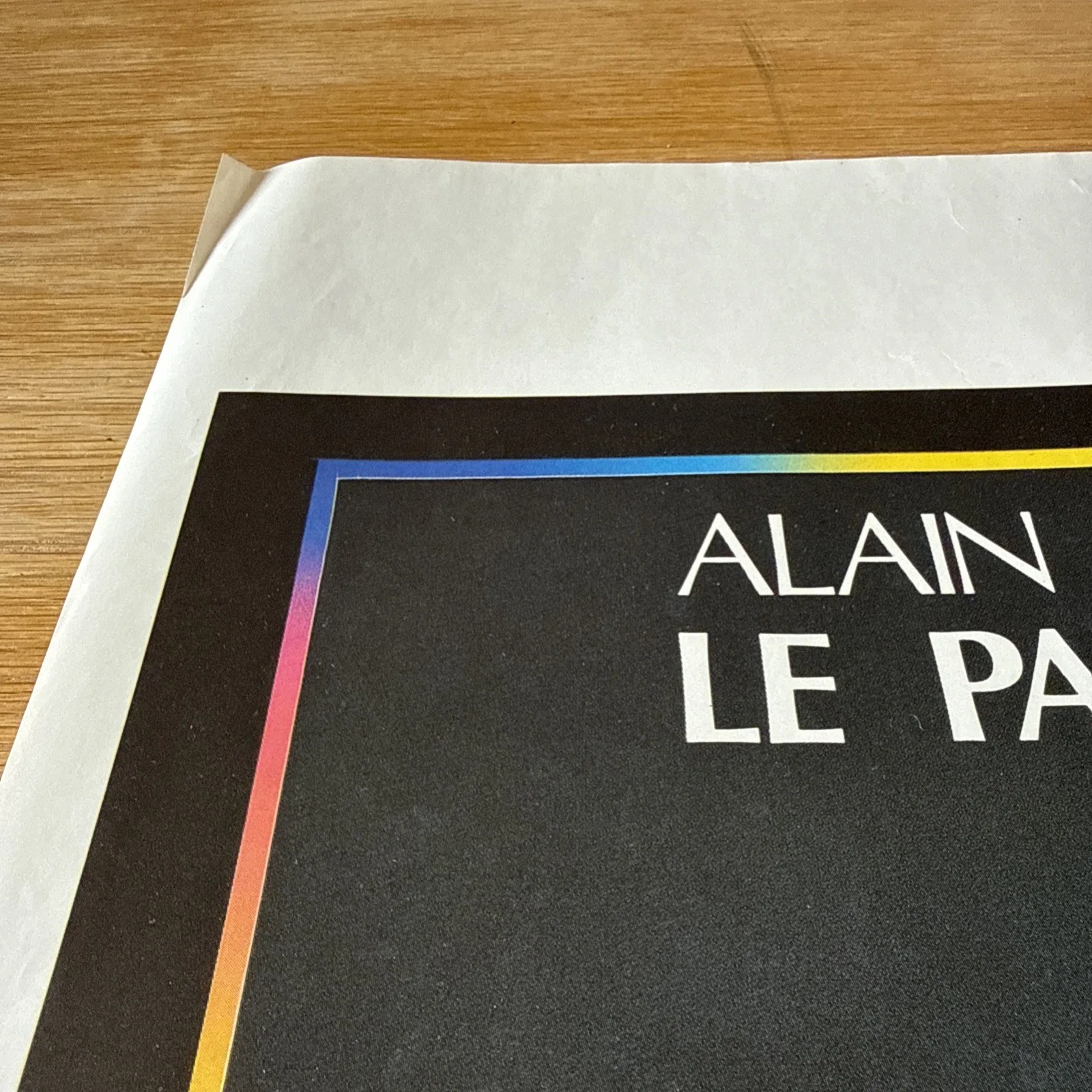 LE PASSAGE BELGIUM (21.5"x 14.5.") POSTER ALAIN DELON CHRISTINE BOISSON 1986 (30, изображение 2