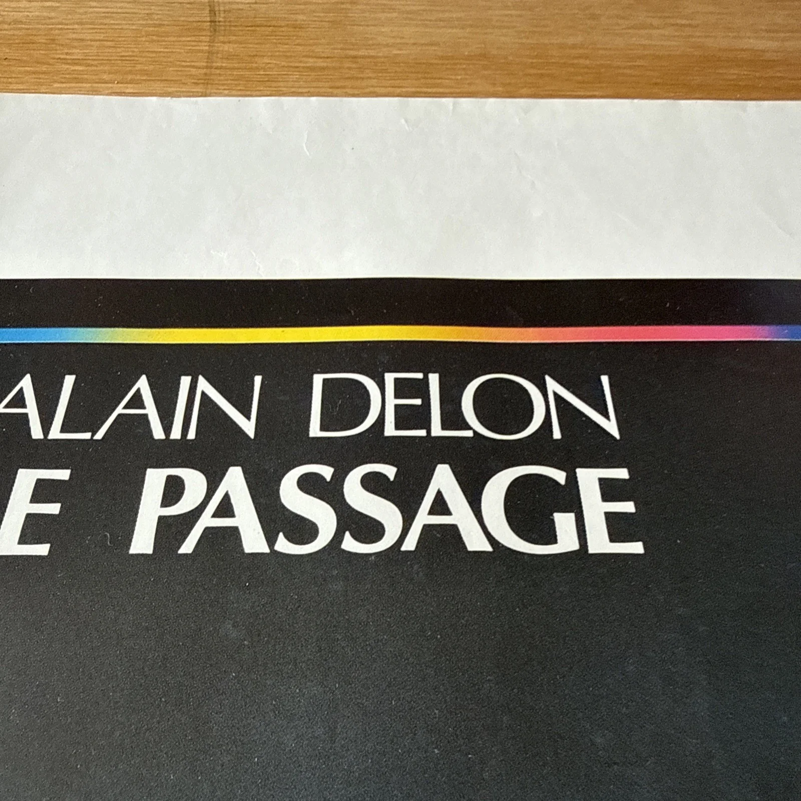 LE PASSAGE BELGIUM (21.5"x 14.5.") POSTER ALAIN DELON CHRISTINE BOISSON 1986 (30, изображение 3