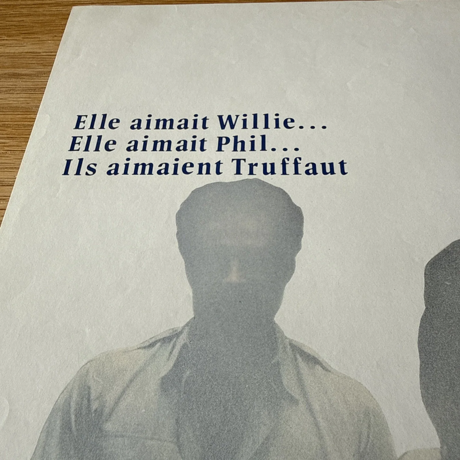 Rare Belgian Film Poster Willie &phil 54x35cm (29), image 2