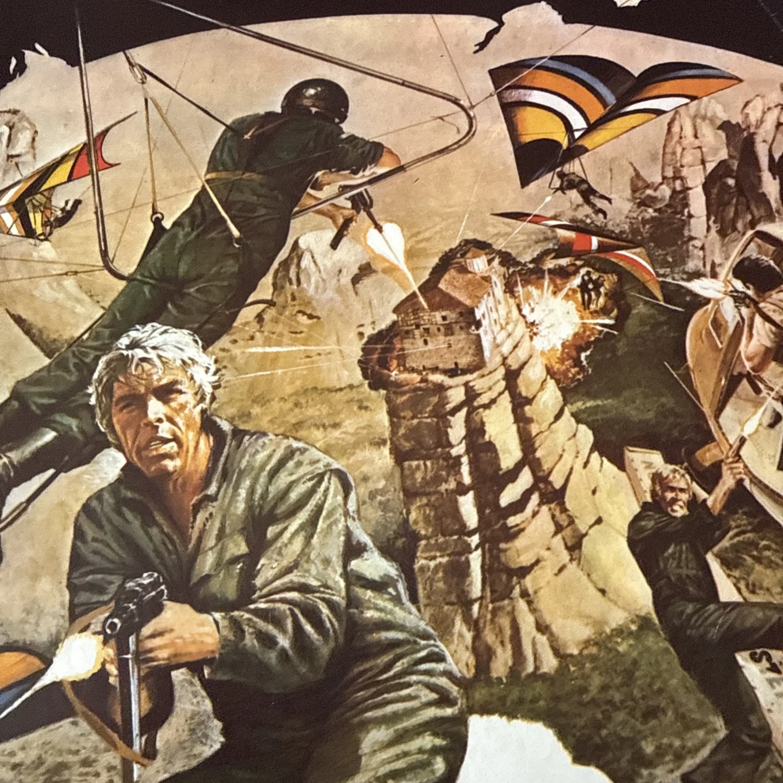 James Coburn Charles Aznavour SKY RIDERS Douglas Hickox 1976 Belgian POSTER 04, изображение 5