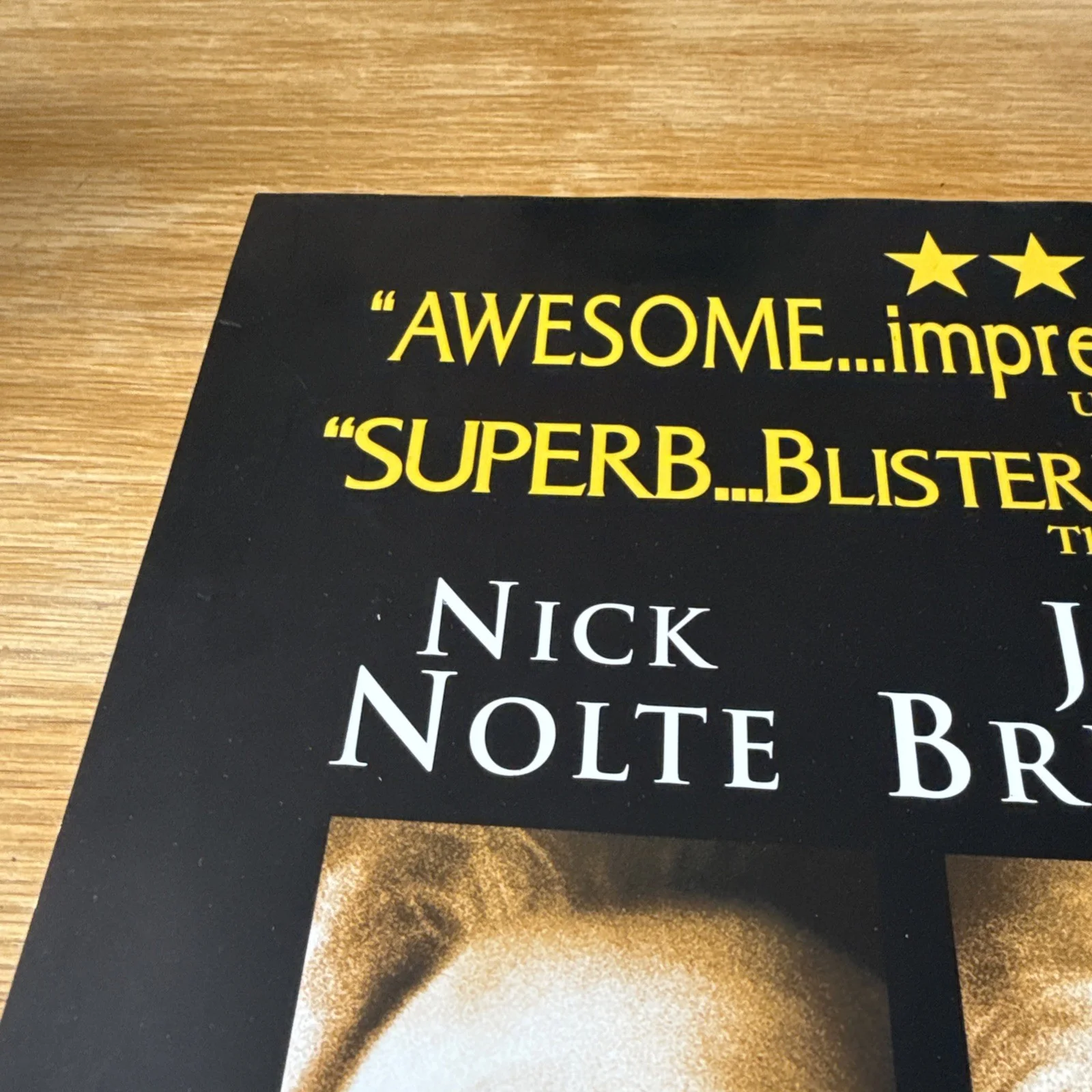 Simpatico. Sharon Stone. Nick Nolte. Original UK Video Poster. (24), image 2